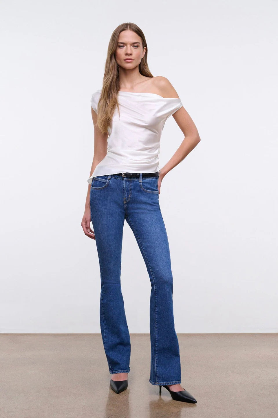 Phare Silk Top in Ivory