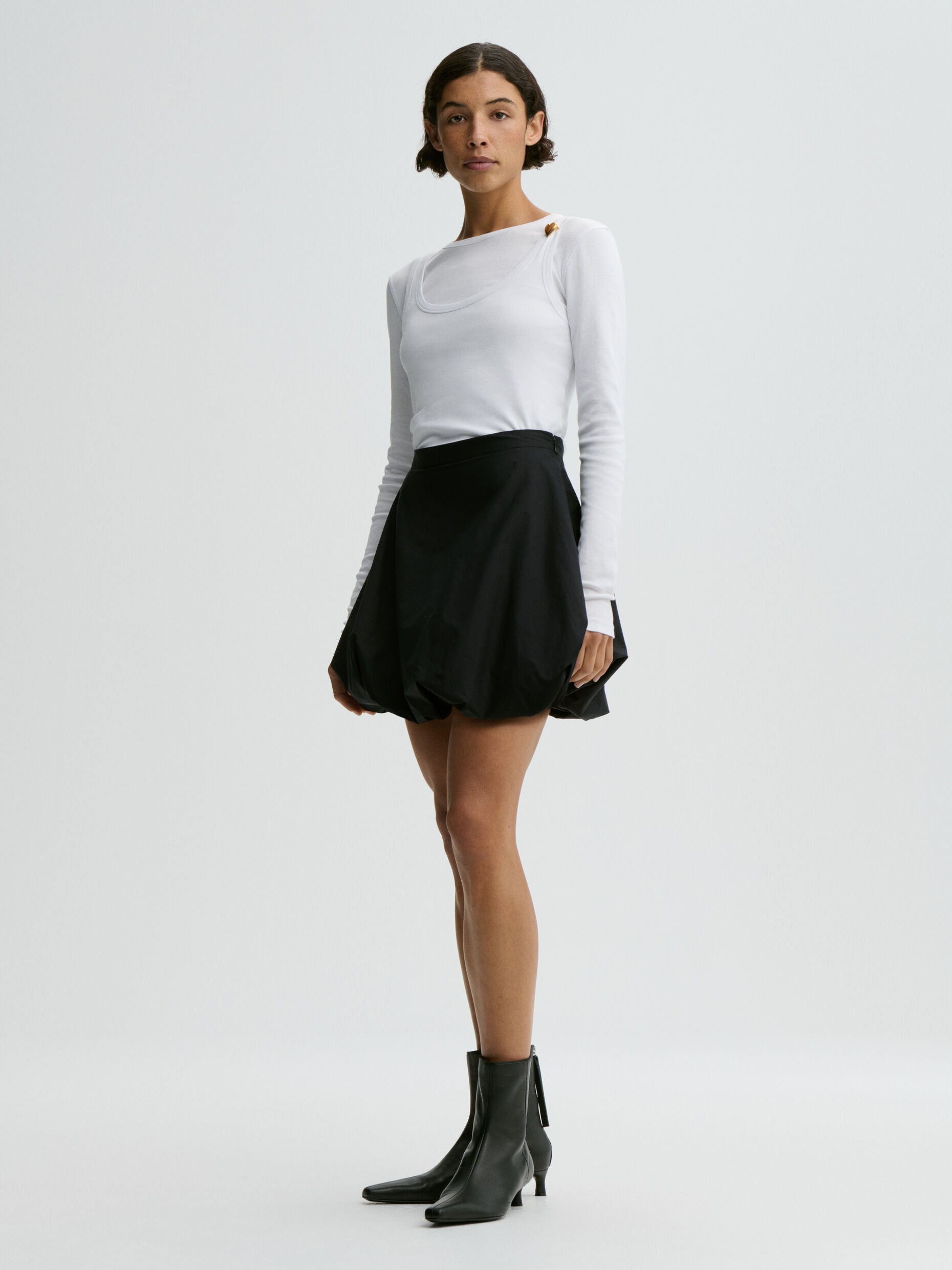 Brey Mini Skirt in Black