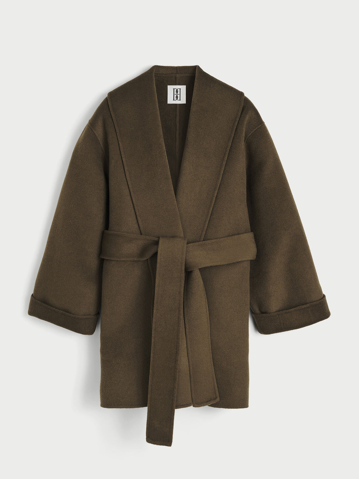 Trinelle Wool Coat in Olive