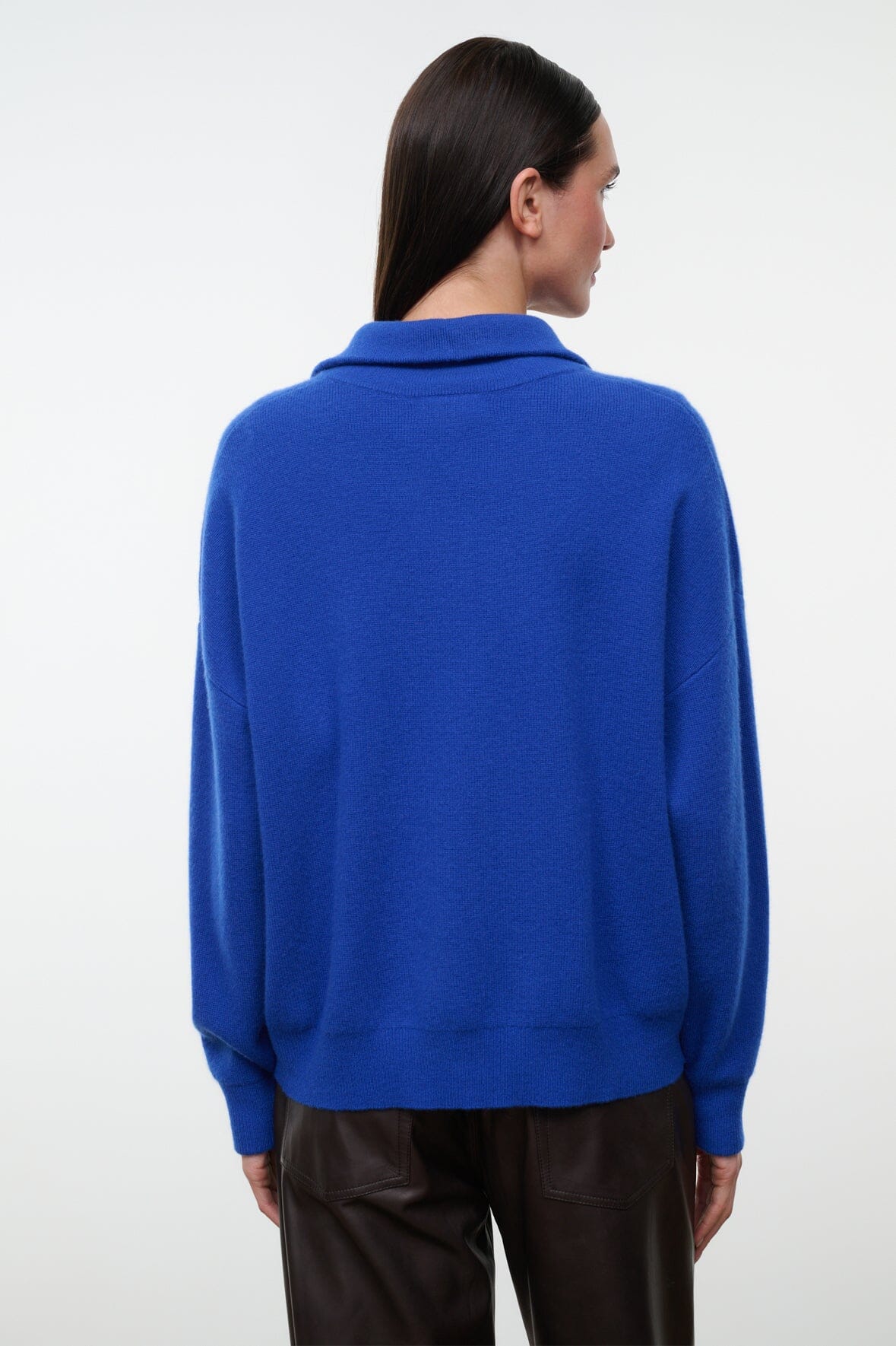 Hudson Cashmere Sweater in Cobalt