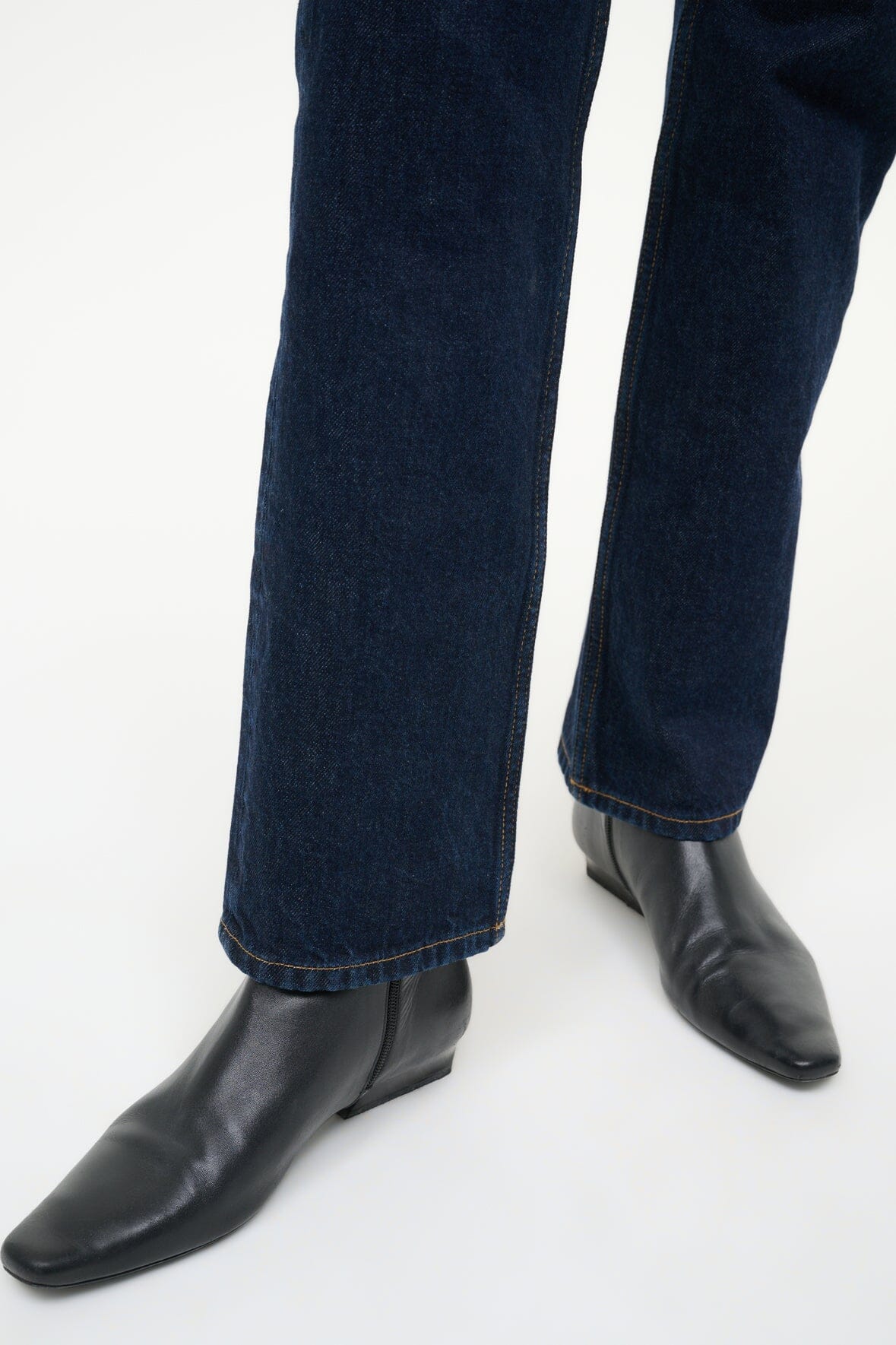 Wally Flat Ankle Boot in Black