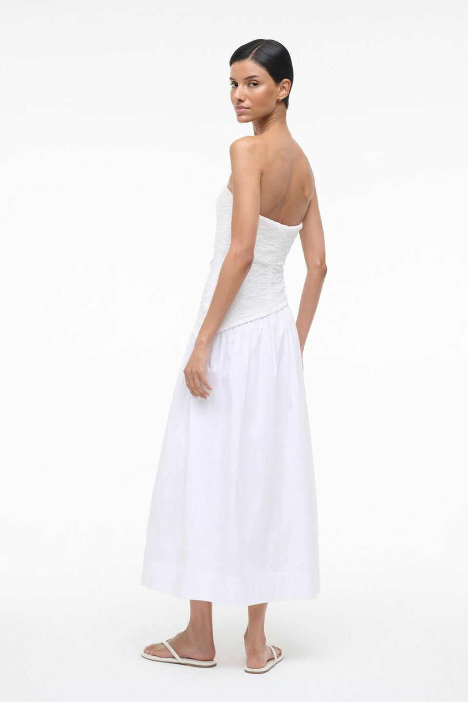 Nia Dress in White