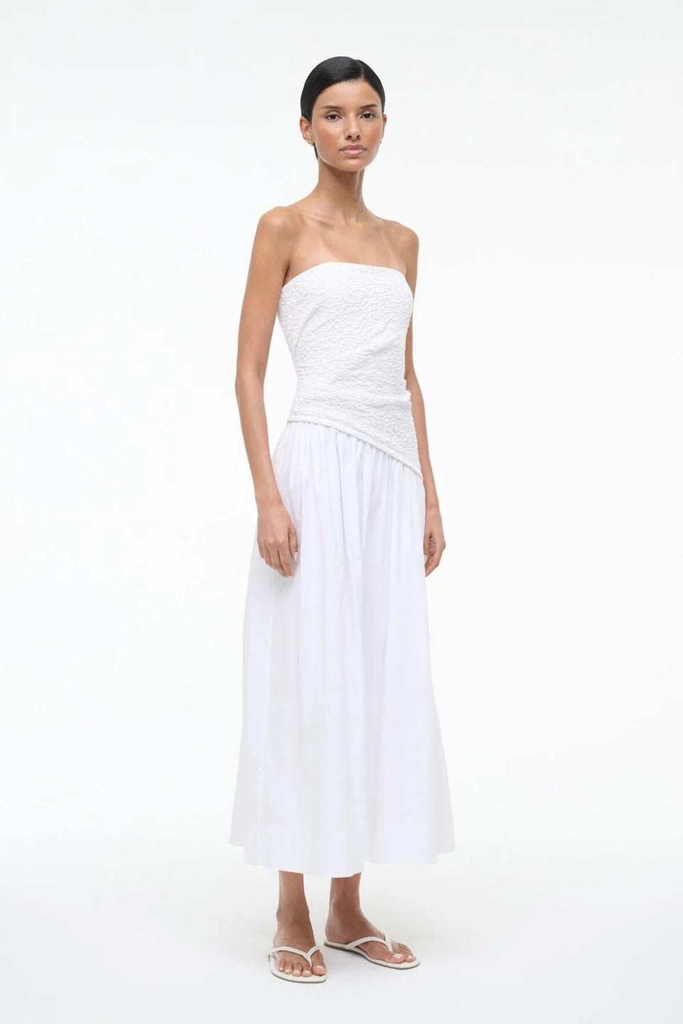 Nia Dress in White