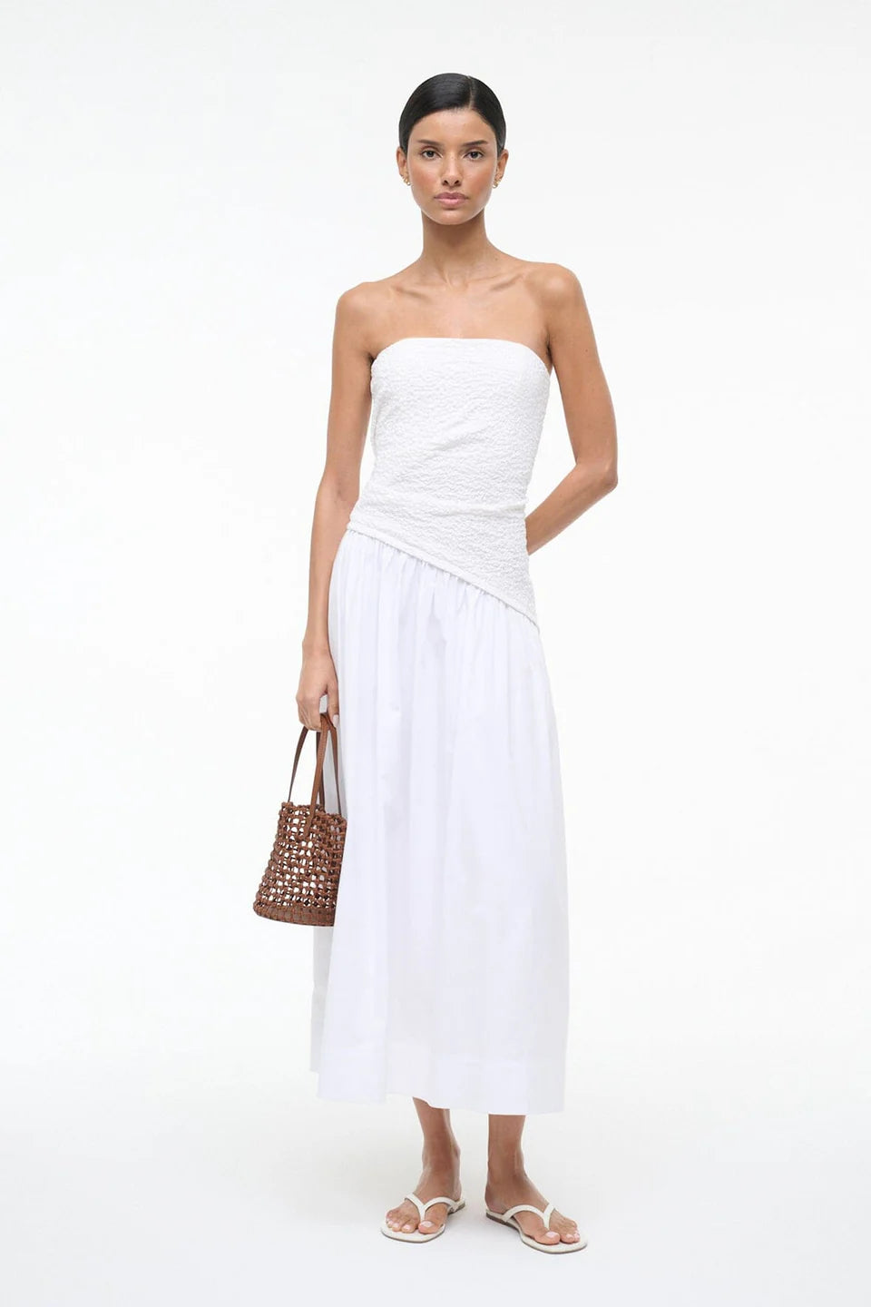 Nia Dress in White