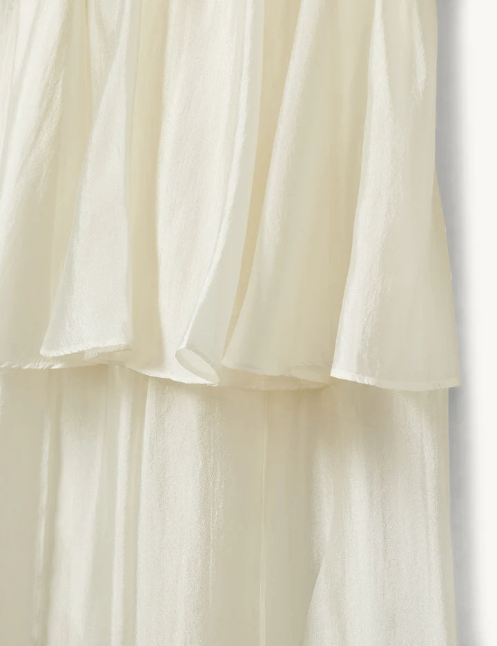 Gilian Peplum Pants Cream