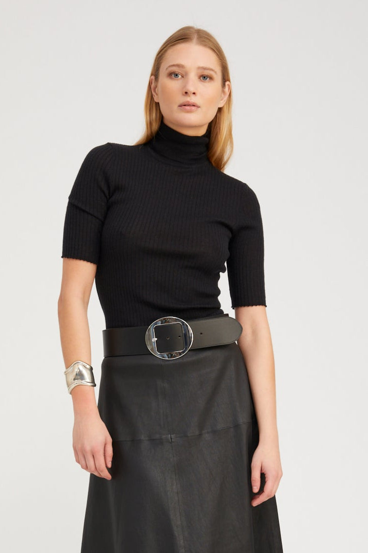 Cashmere Turtleneck in Black