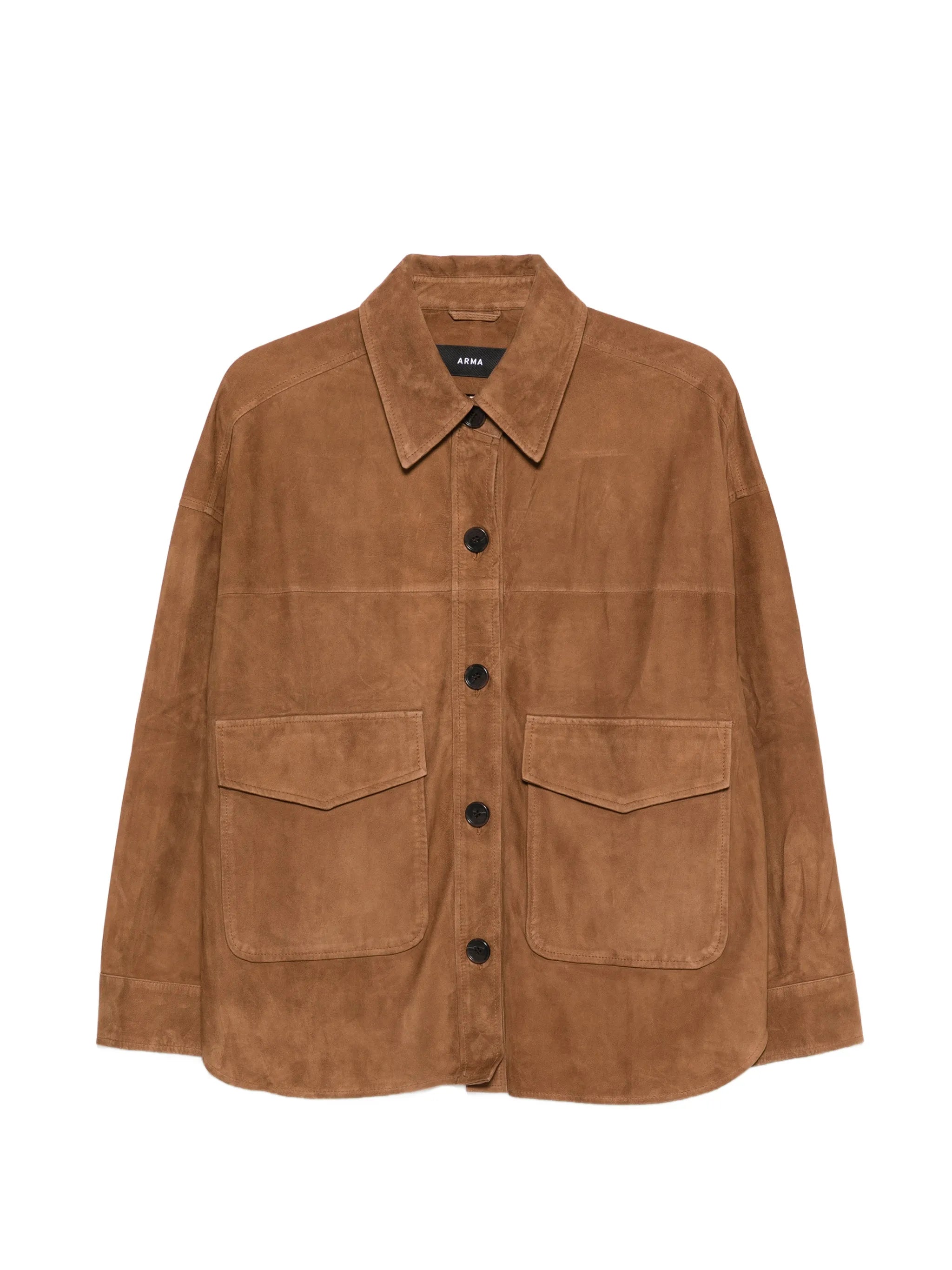Kaylee Lamb Suede in Brown