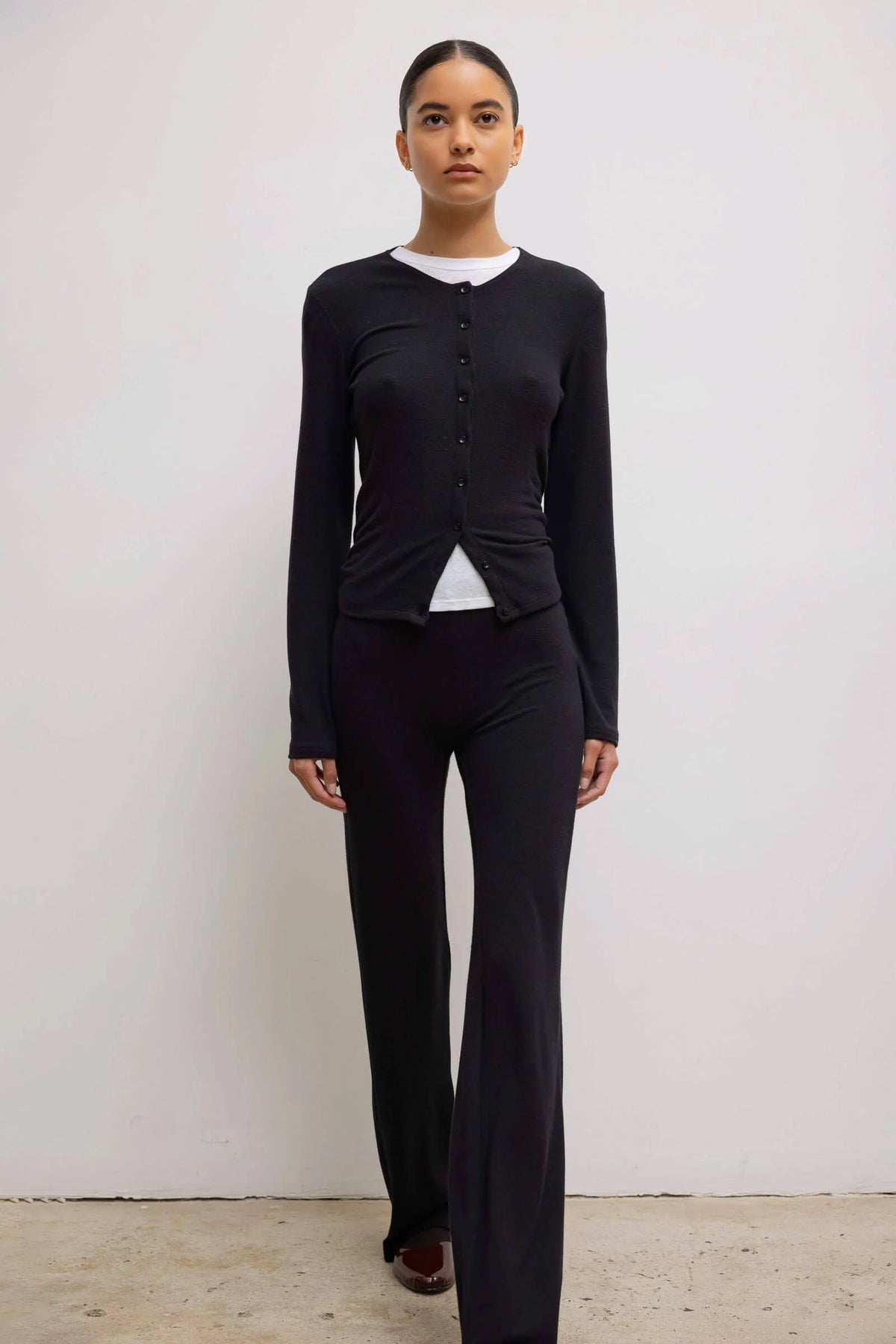 Lauren Classic Cardigan in Black