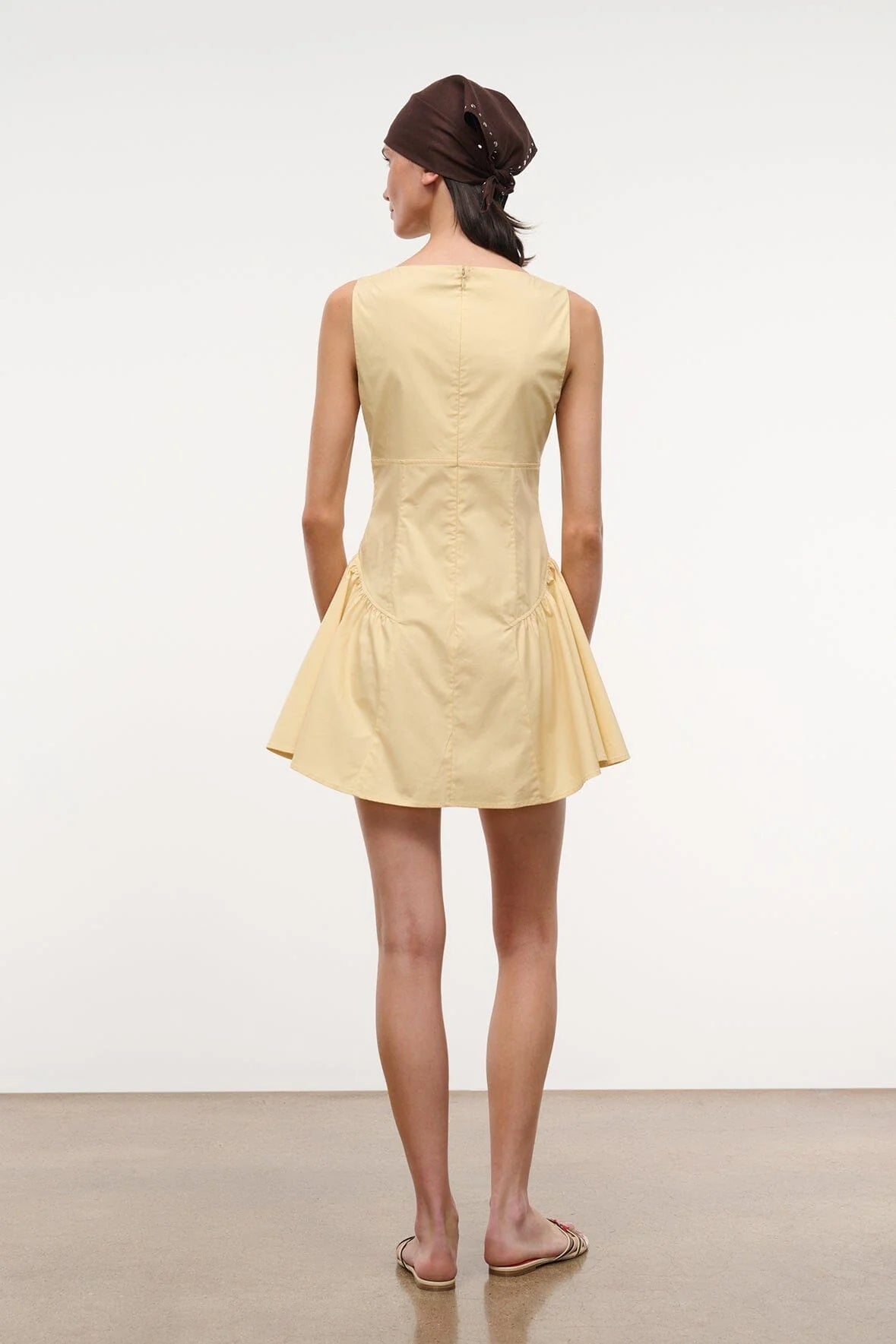 Gwen Mini Dress in Butter