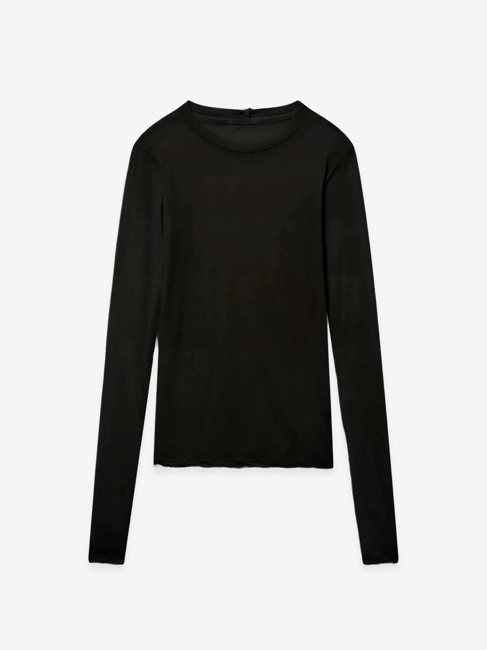 Ally Tissue Cotton T-Shirt in Black