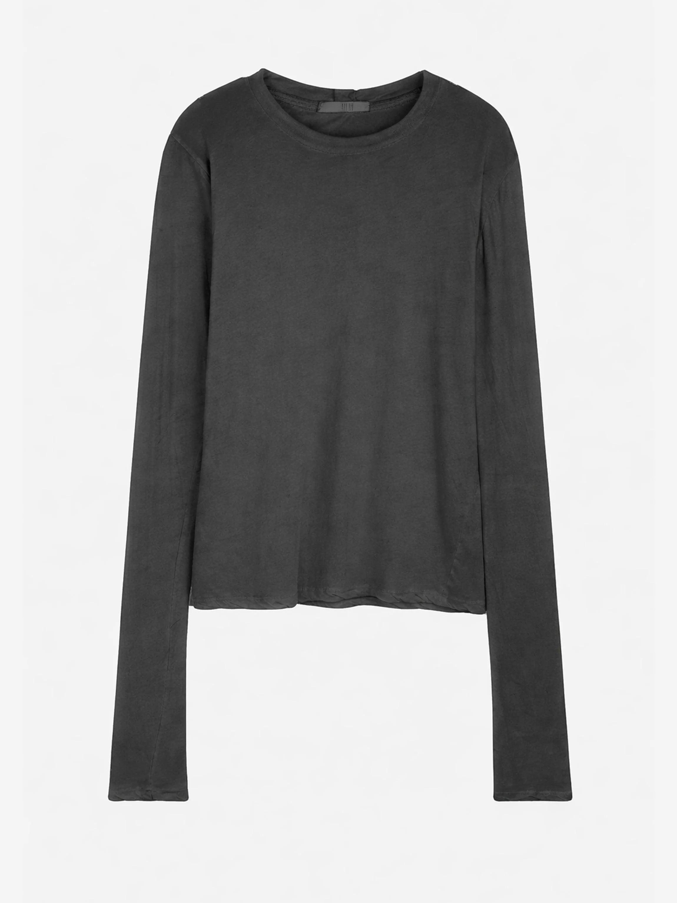 Ari Cotton Boyfriend T-Shirt in Gray