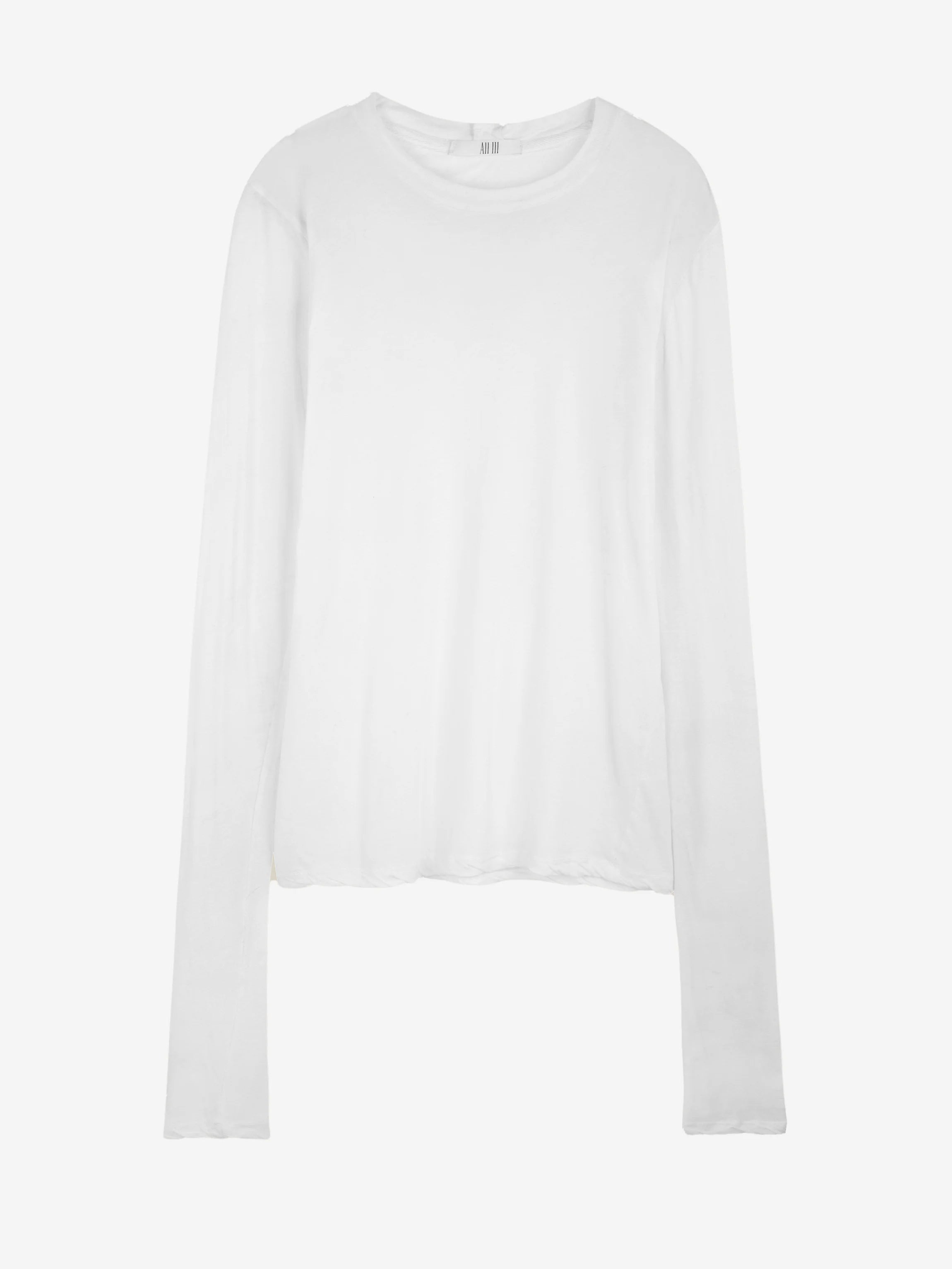 Ari Cotton Boyfriend T-Shirt in White