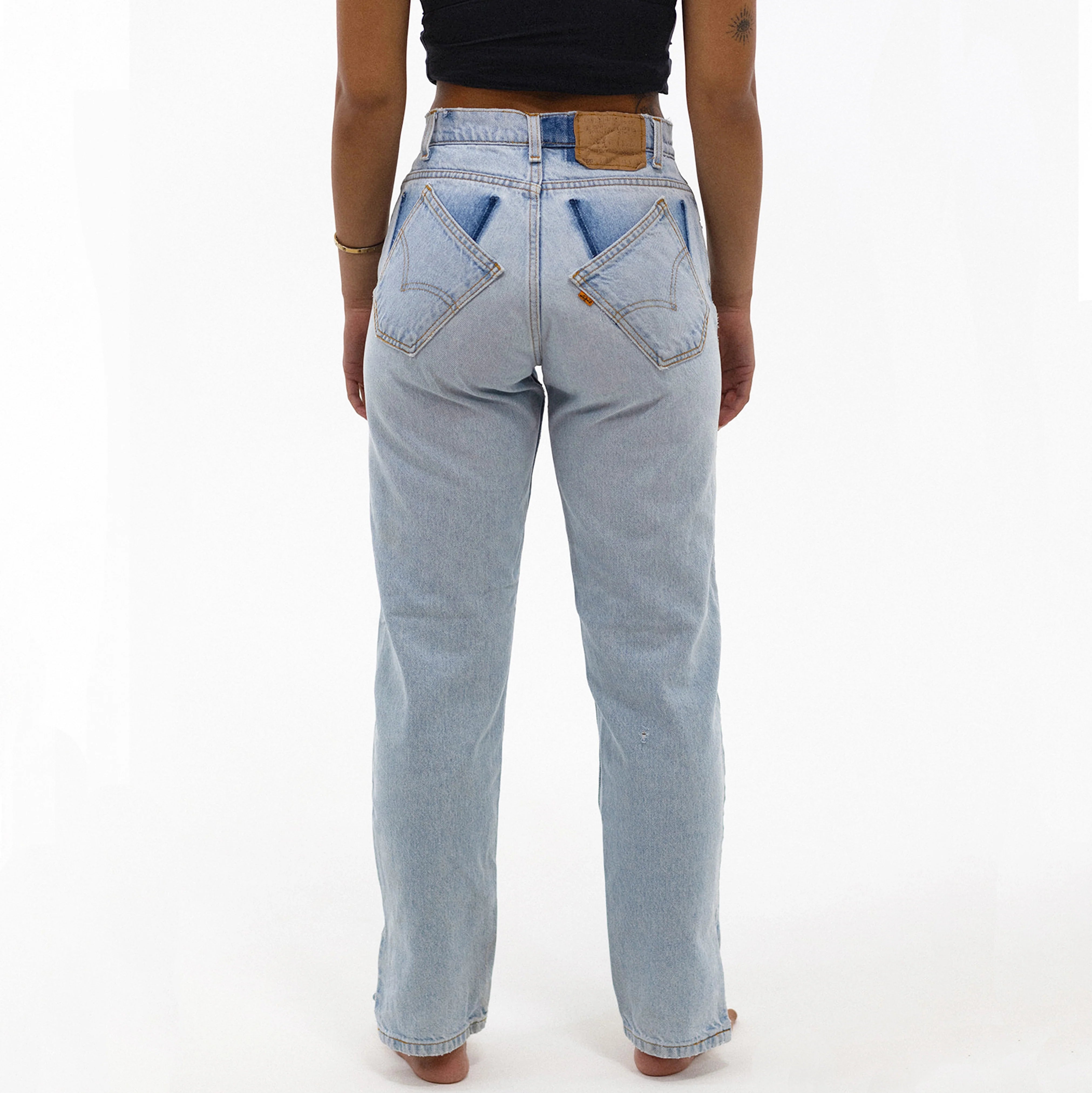 Allysa Tilted/Split Jean