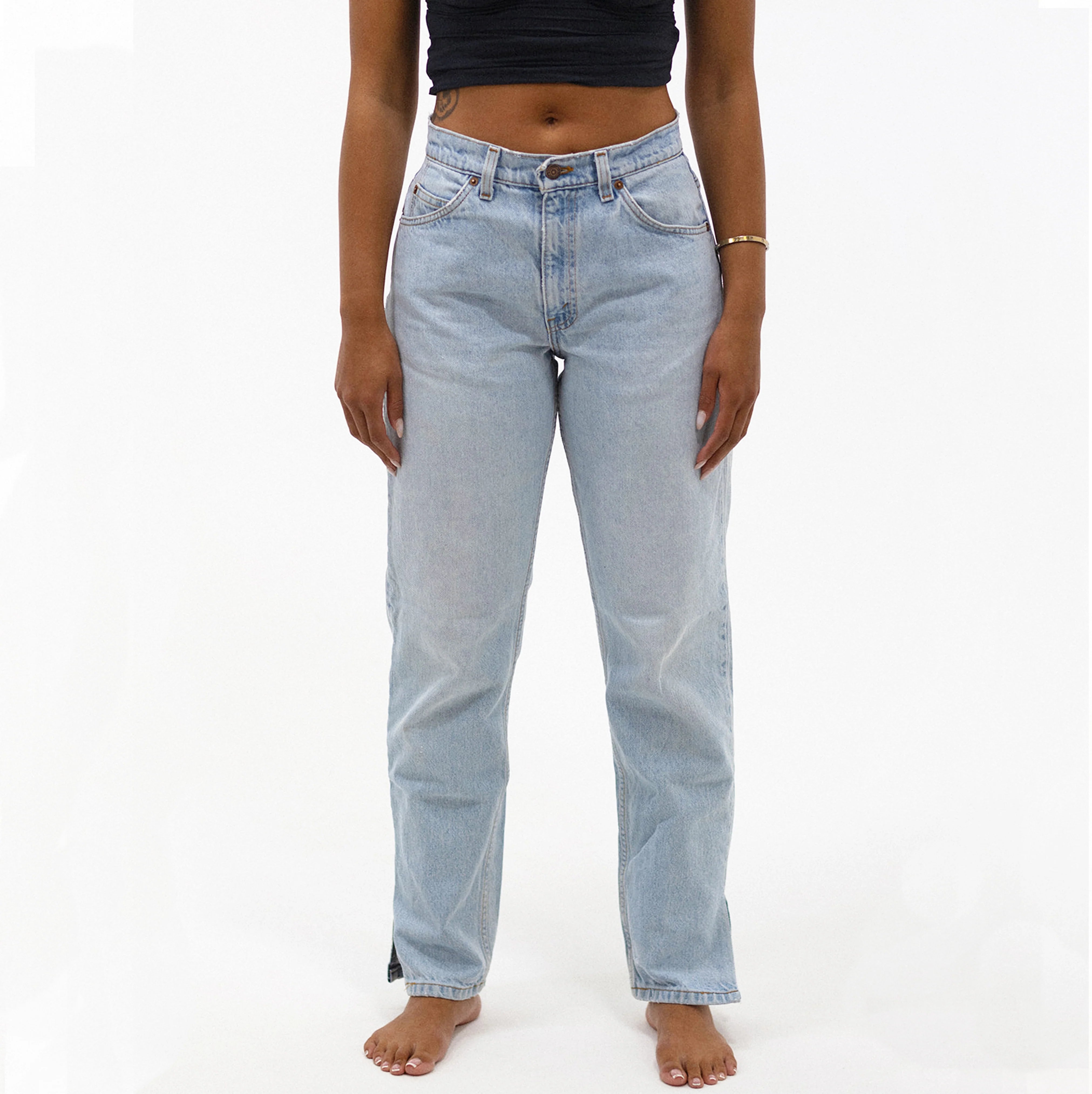 Allysa Tilted/Split Jean