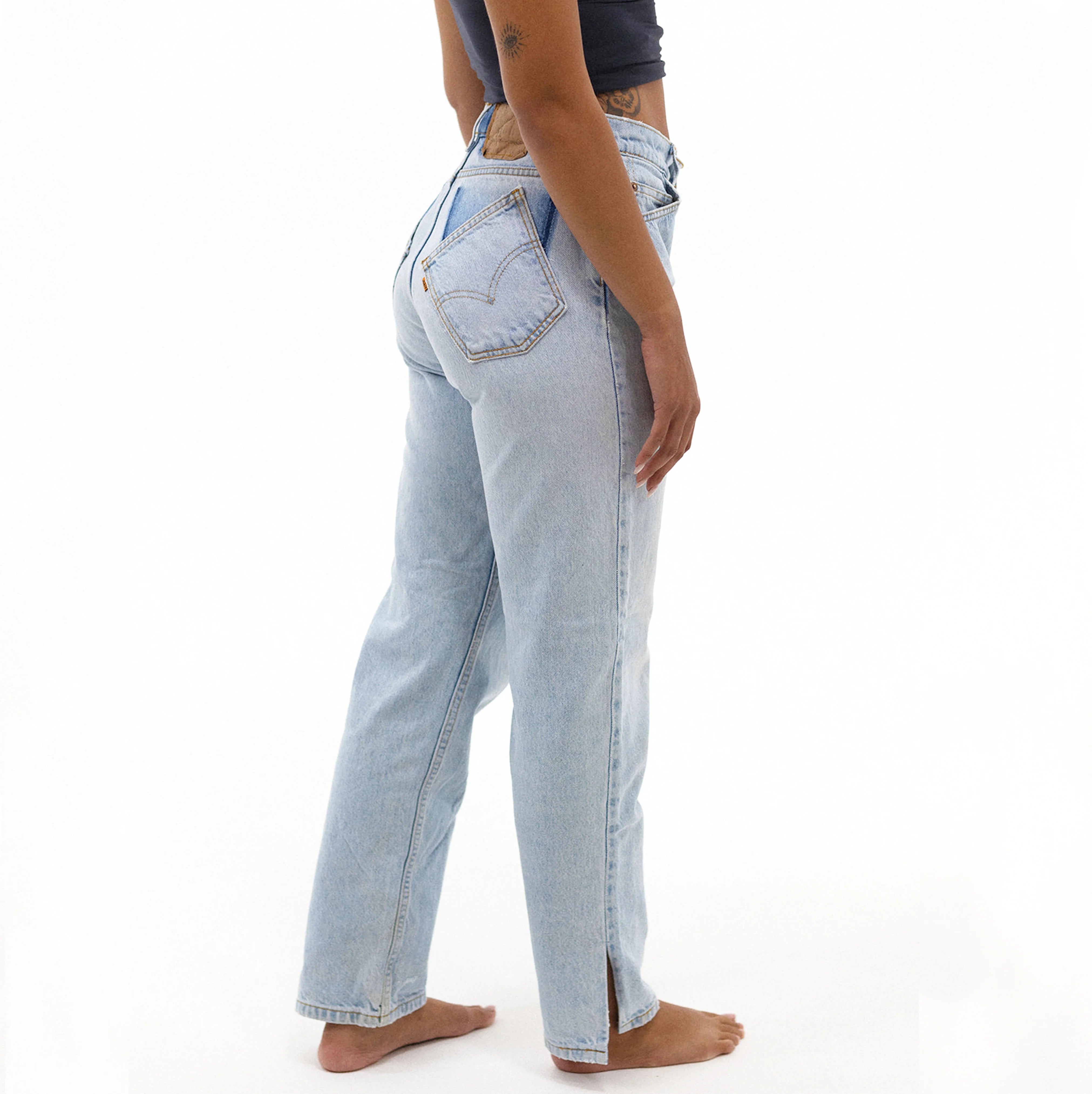 Allysa Tilted/Split Jean