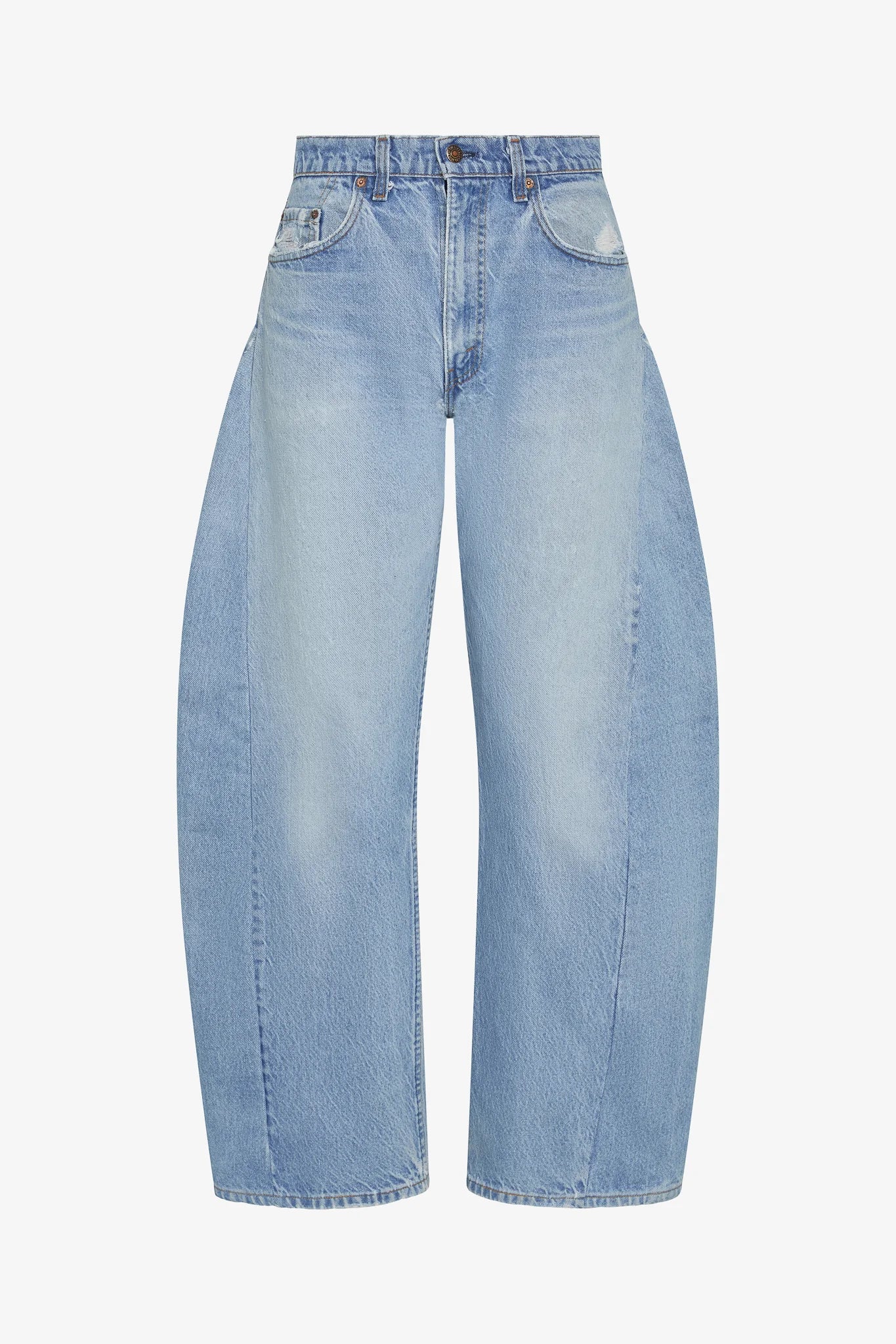 Barrel Jean in Light/Medium Wash