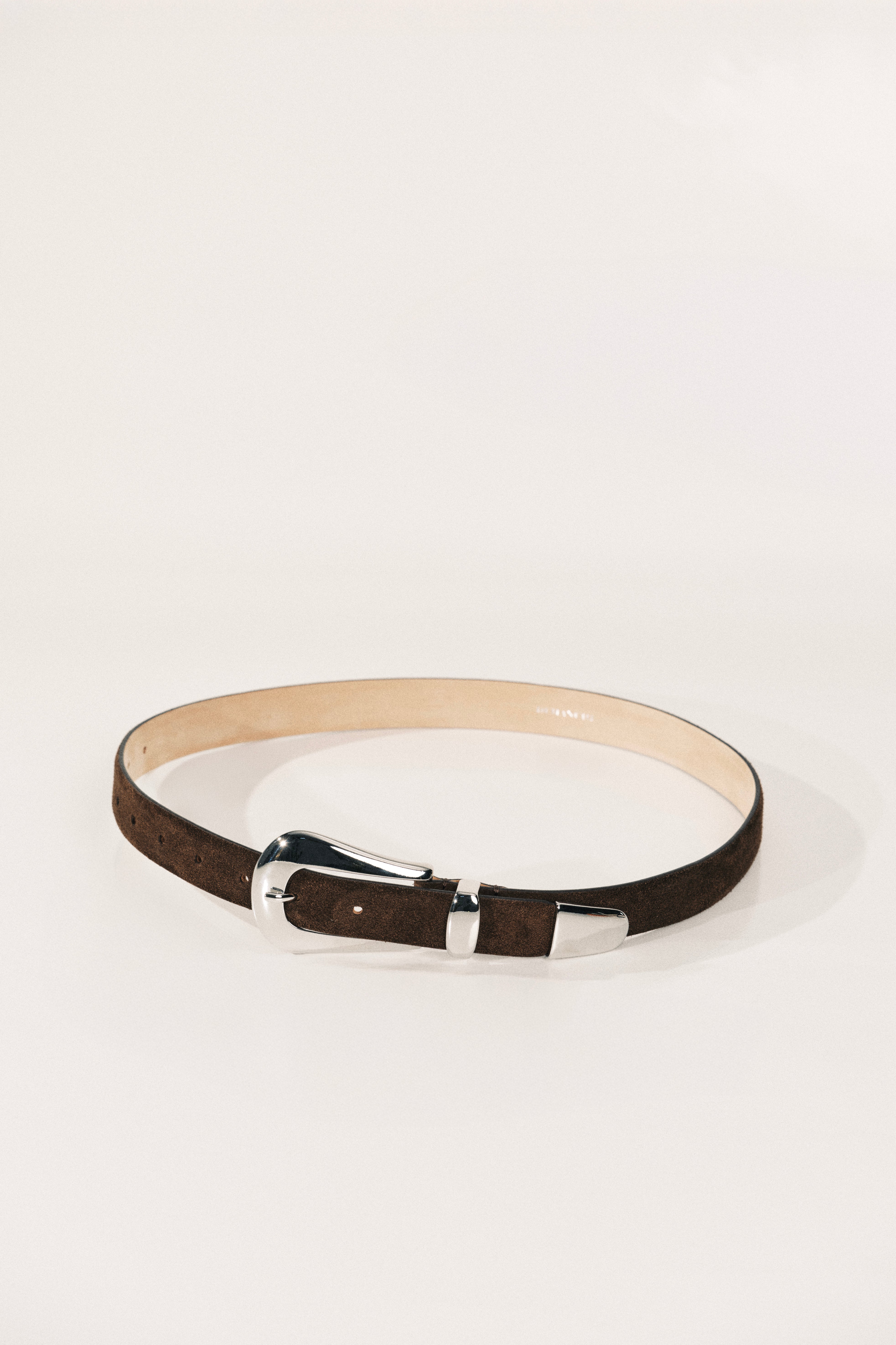 Colette Suede Silver in Chocolate