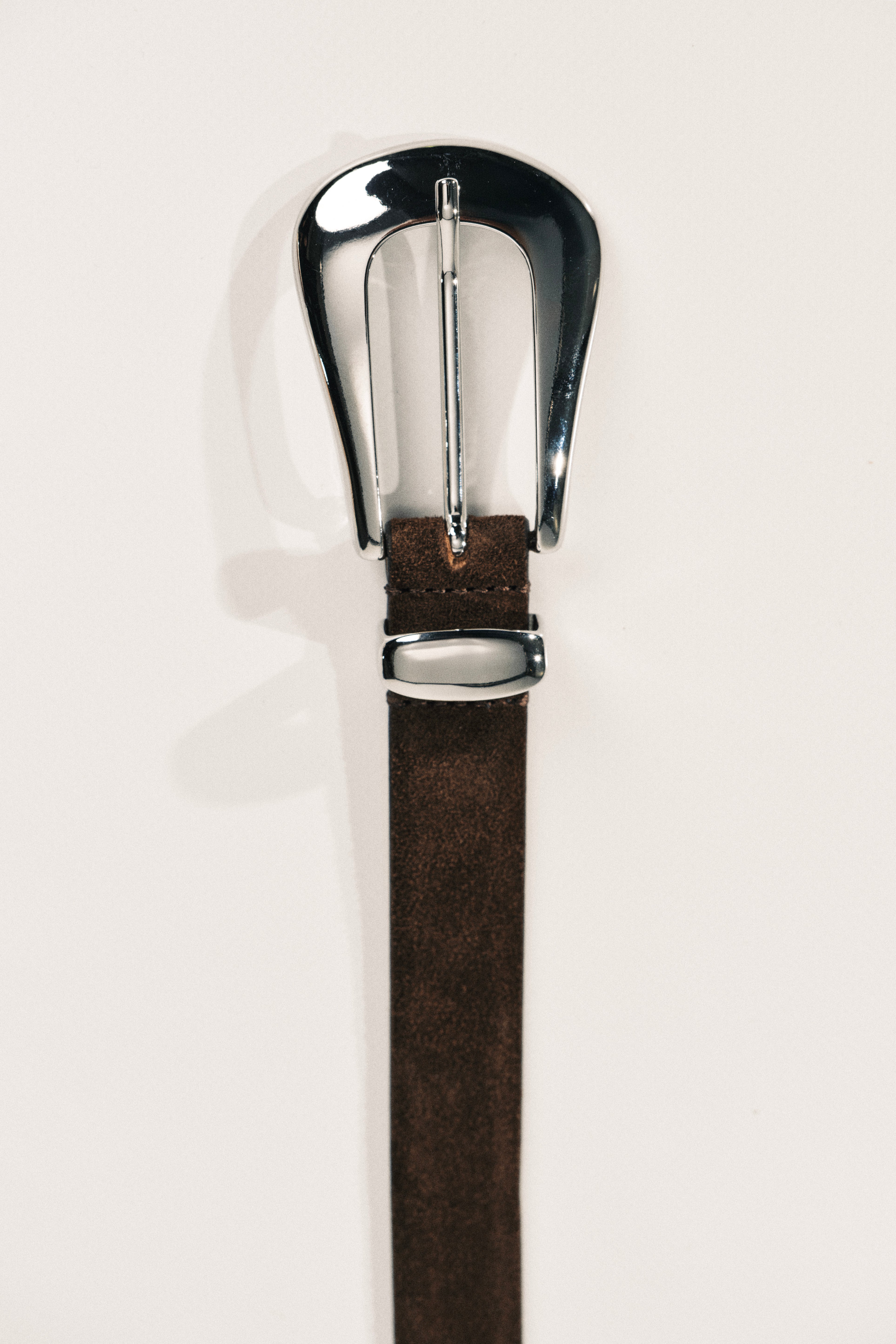 Colette Suede Silver in Chocolate