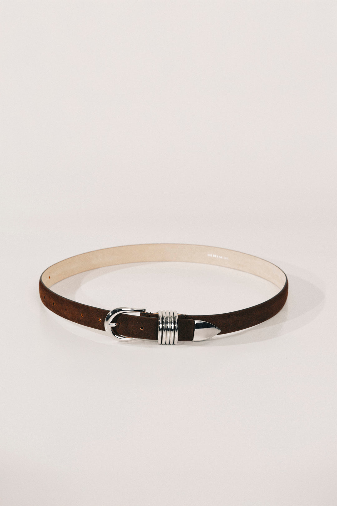 Hollyhock Suede Silver in Chocolate