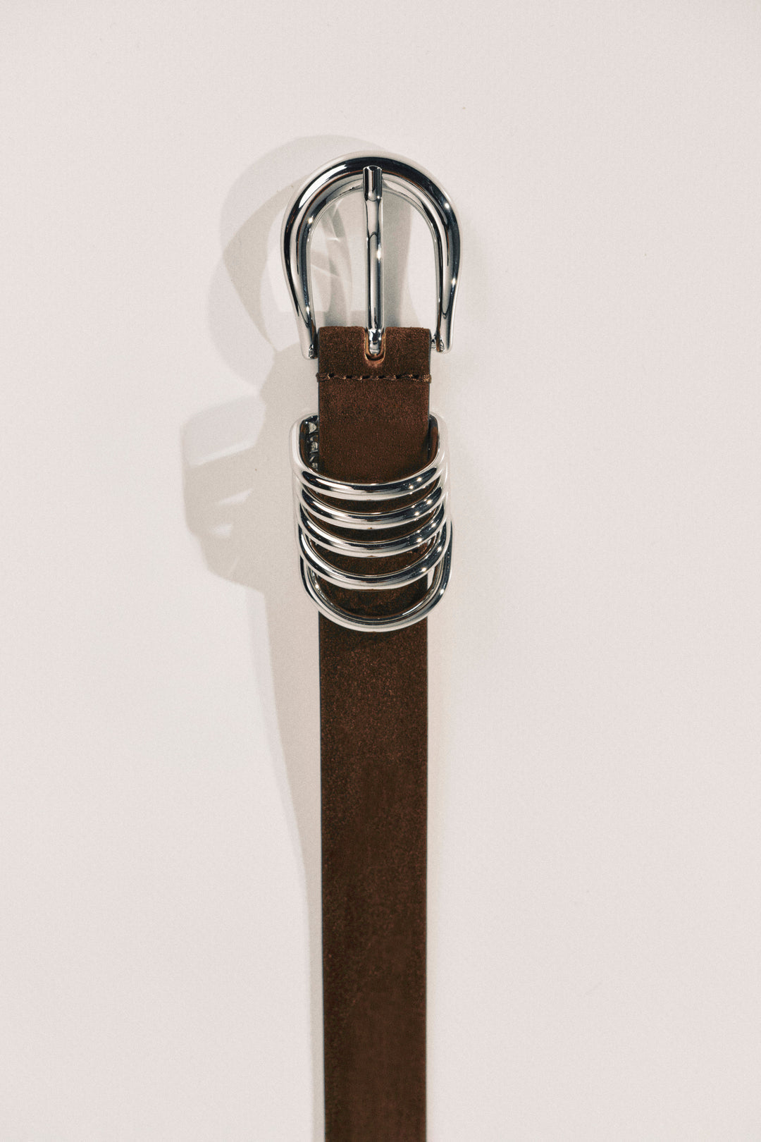 Hollyhock Suede Silver in Chocolate