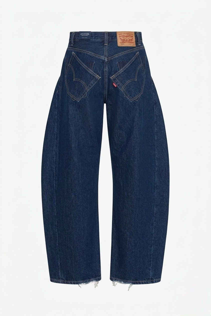 Tilted Barrel Jean Dark Wash