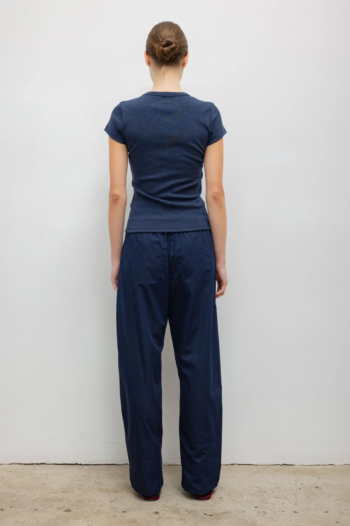 Nando Slim Fit Tee in Midnight Melange