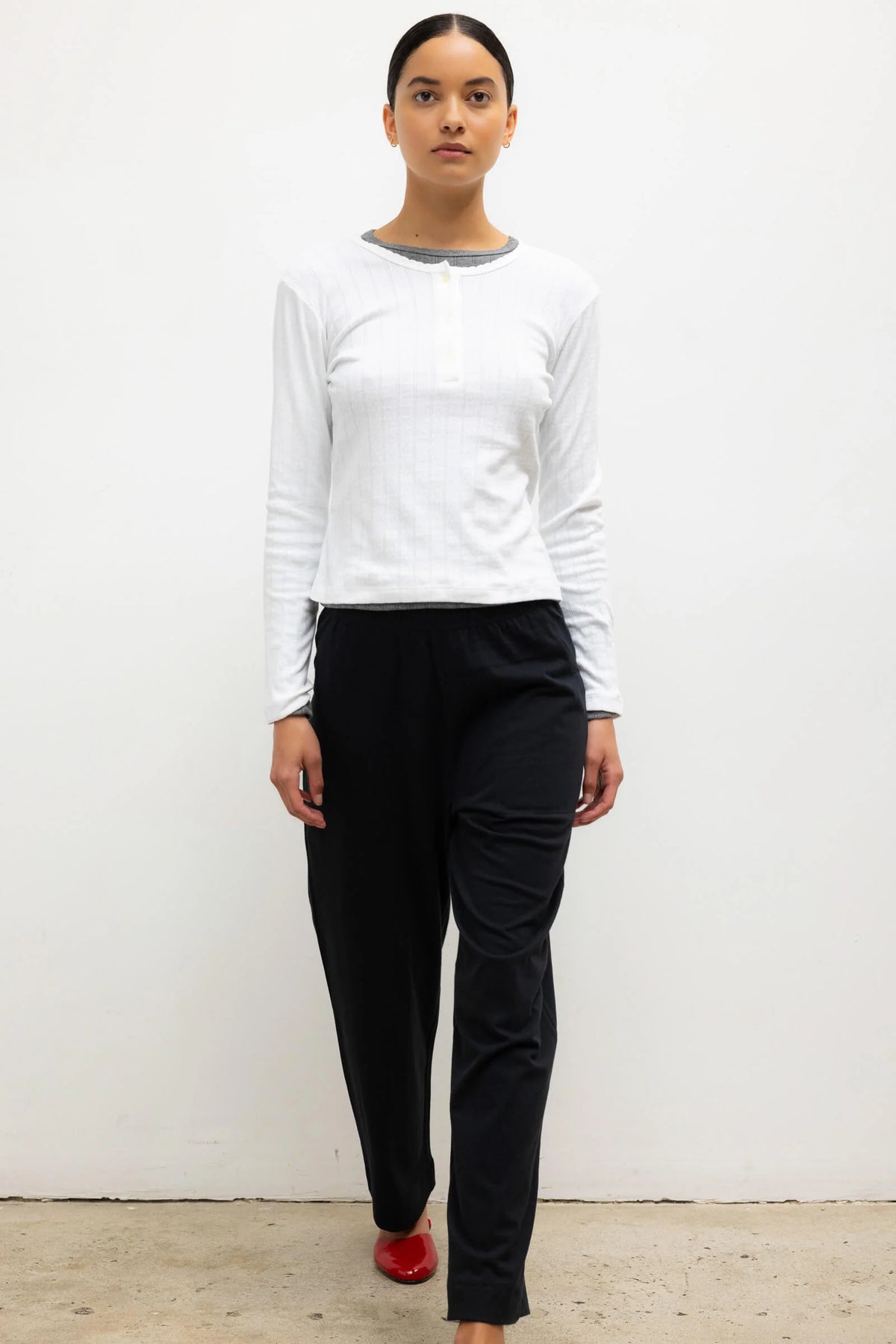 Margo Tapered Pocket Pant in Black