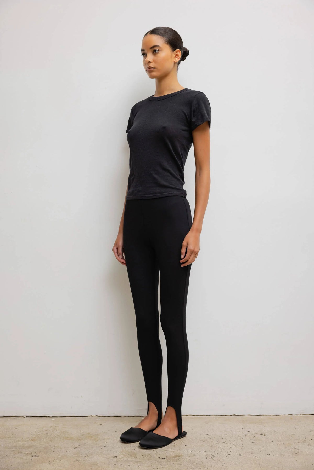 Rio Stirrup Pant in Black