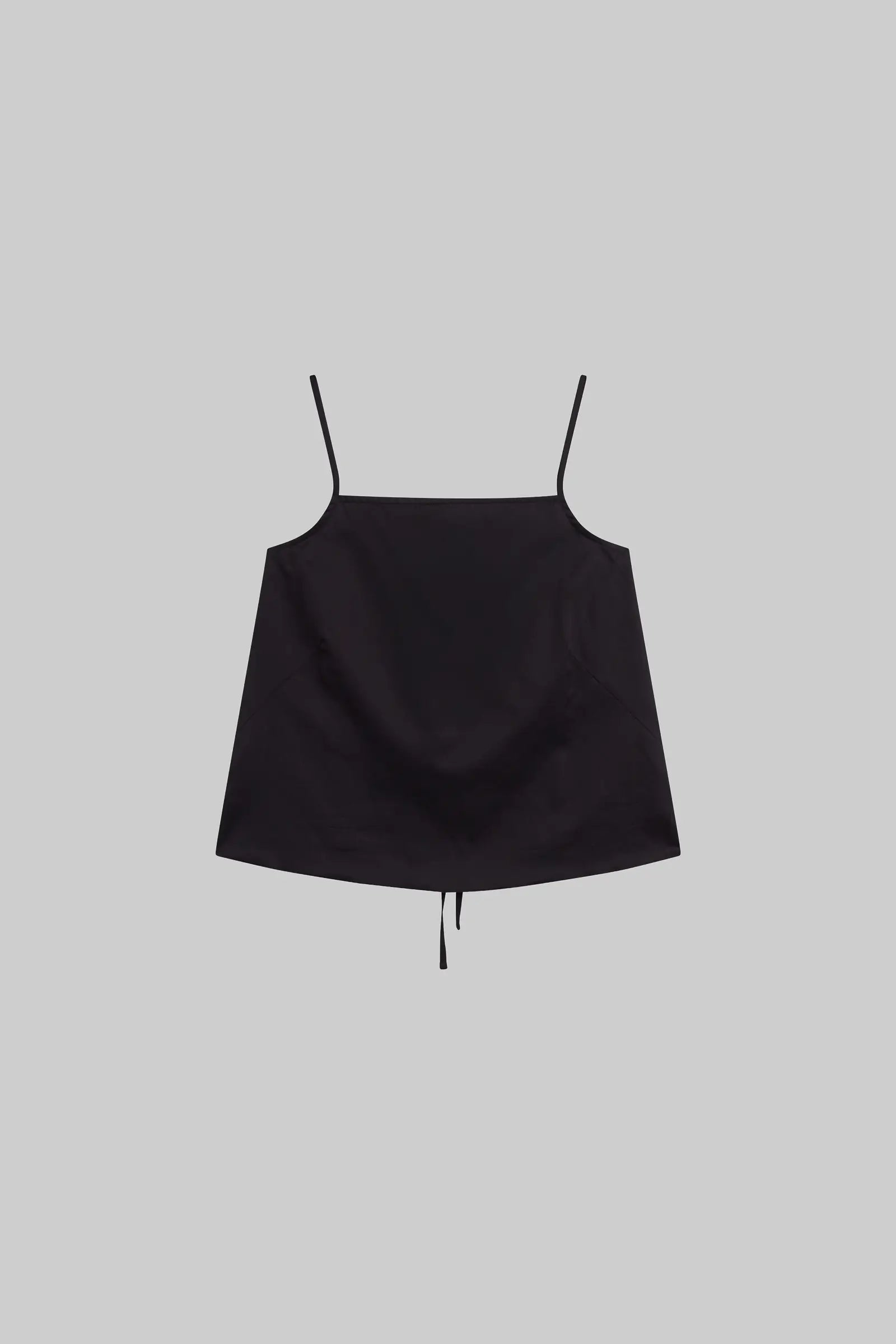 Yoko Tie Back Top in Black