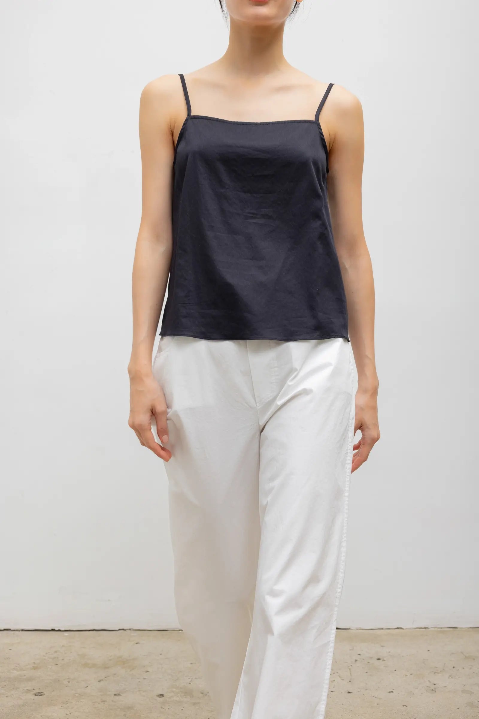 Yoko Tie Back Top in Black
