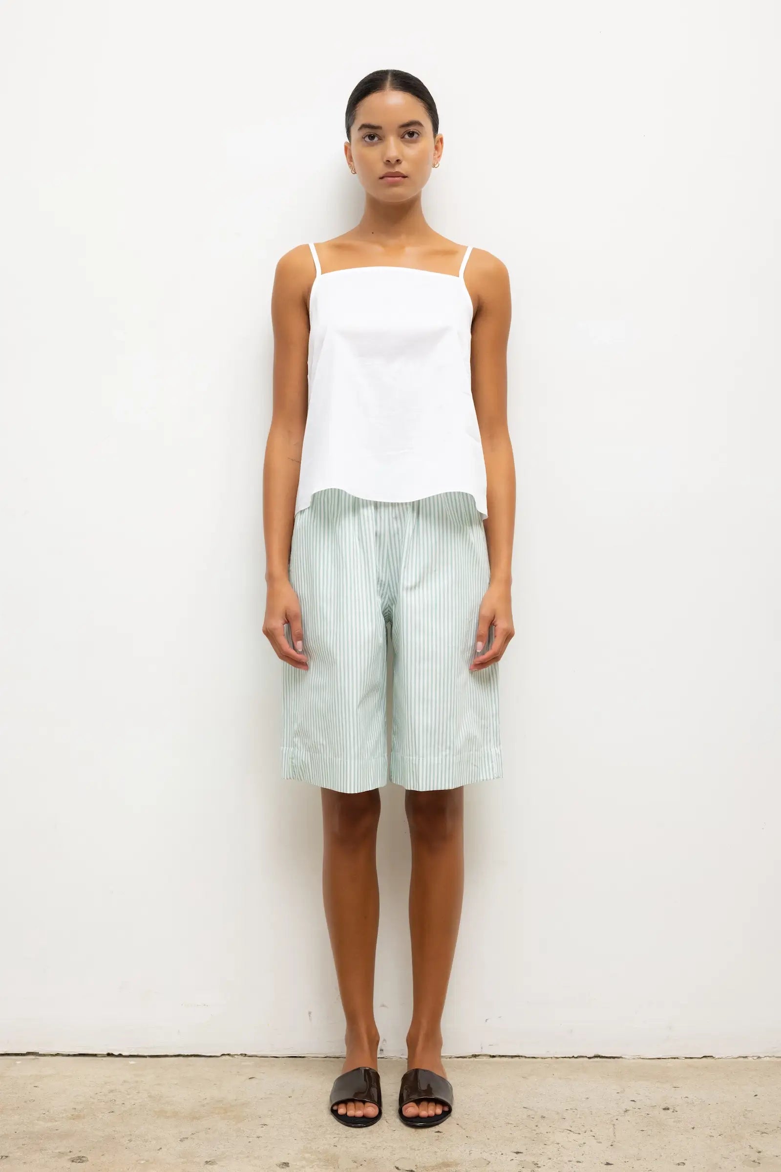 Yoko Tie Back Top in White