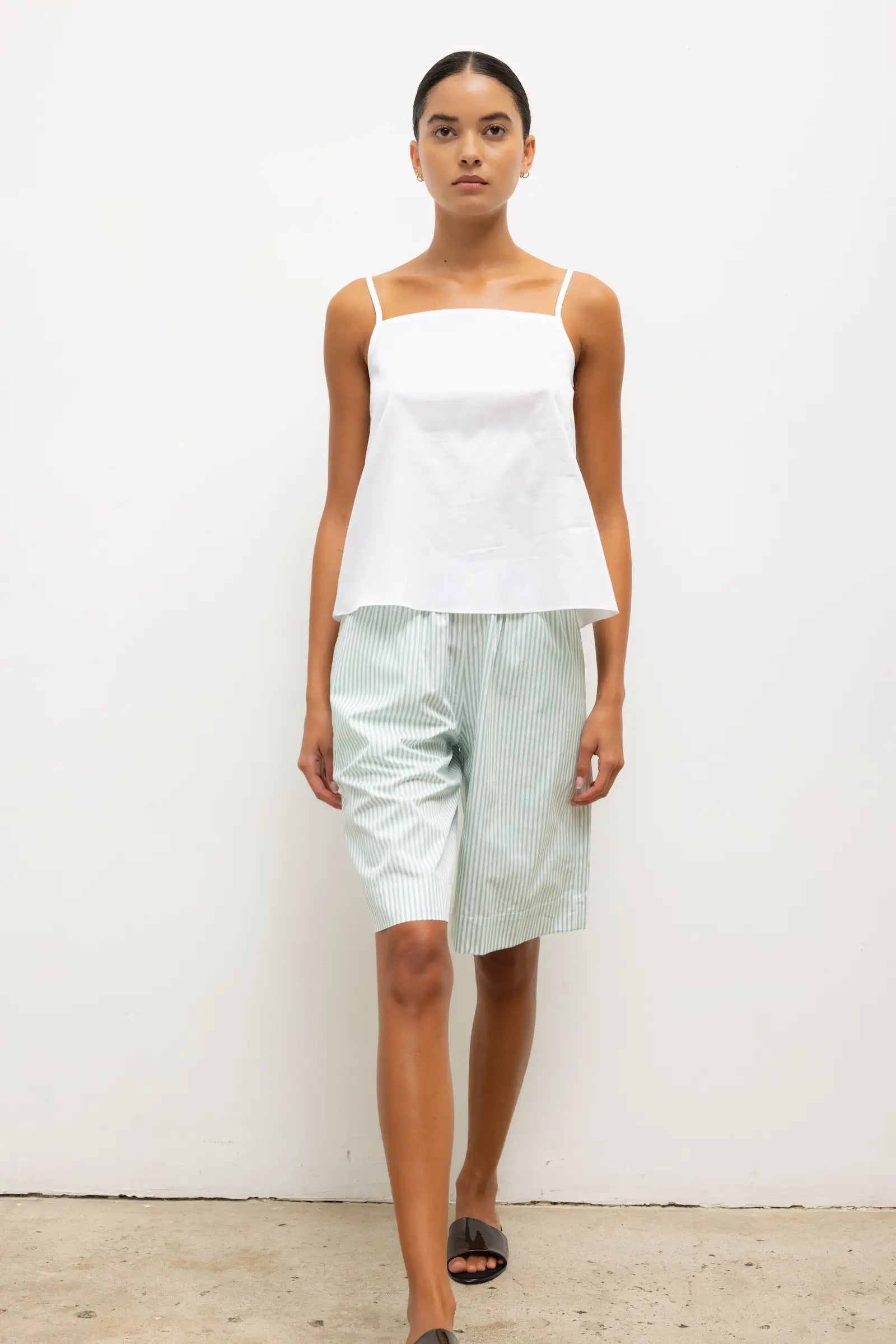 Yoko Tie Back Top in White