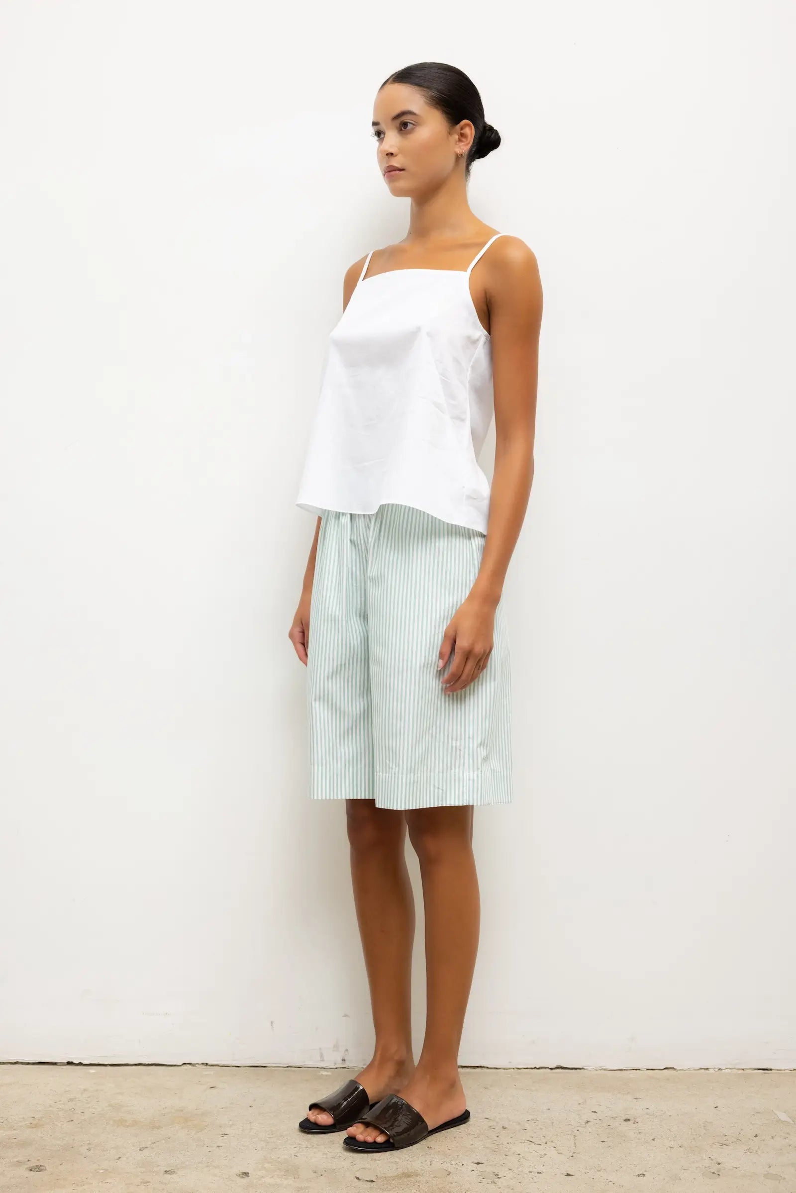 Yoko Tie Back Top in White