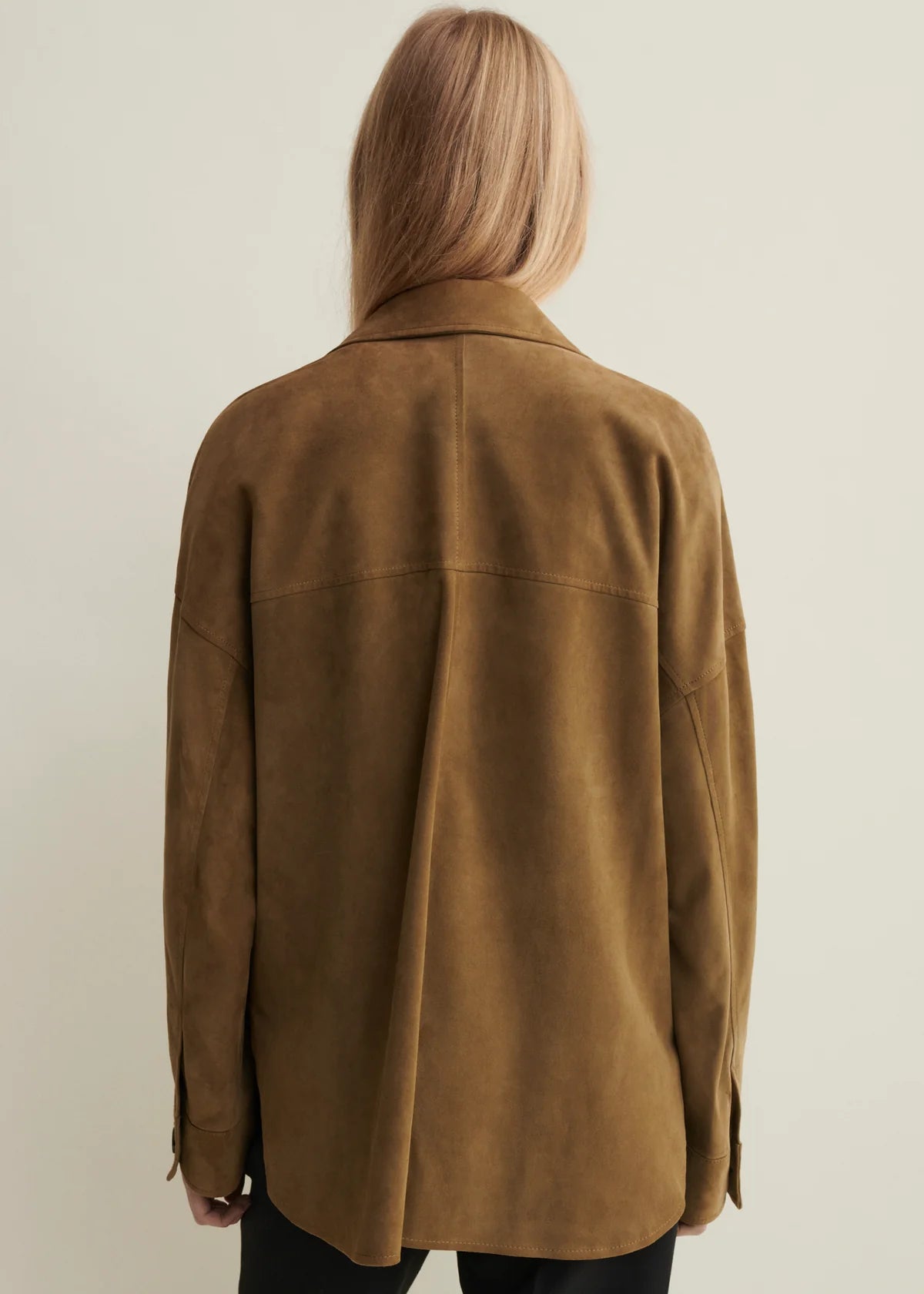 Kaylee Lamb Suede in Olive