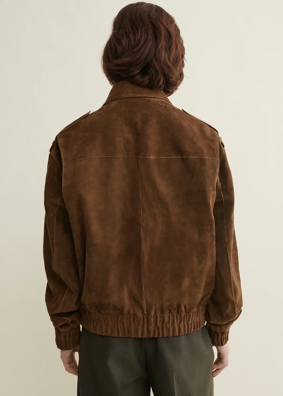 Halti Suede Jacket in Brown