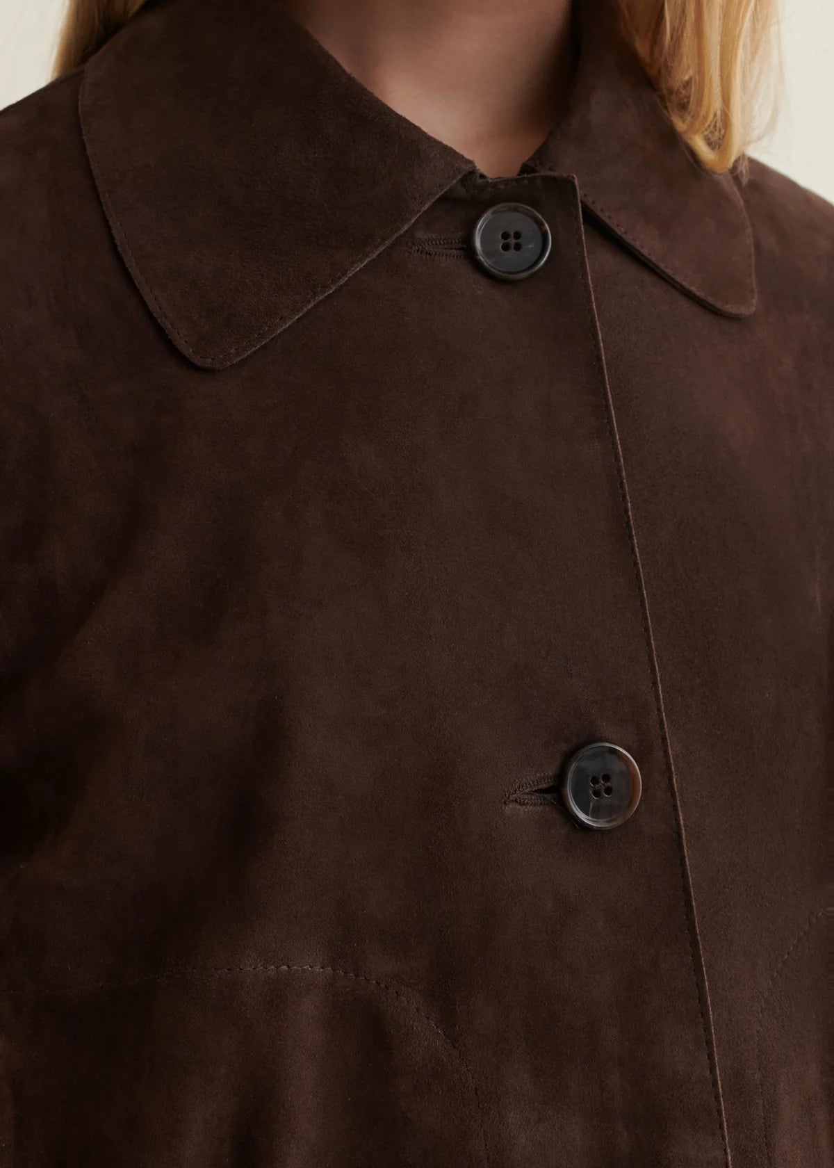Emy Suede Jacket in Brown