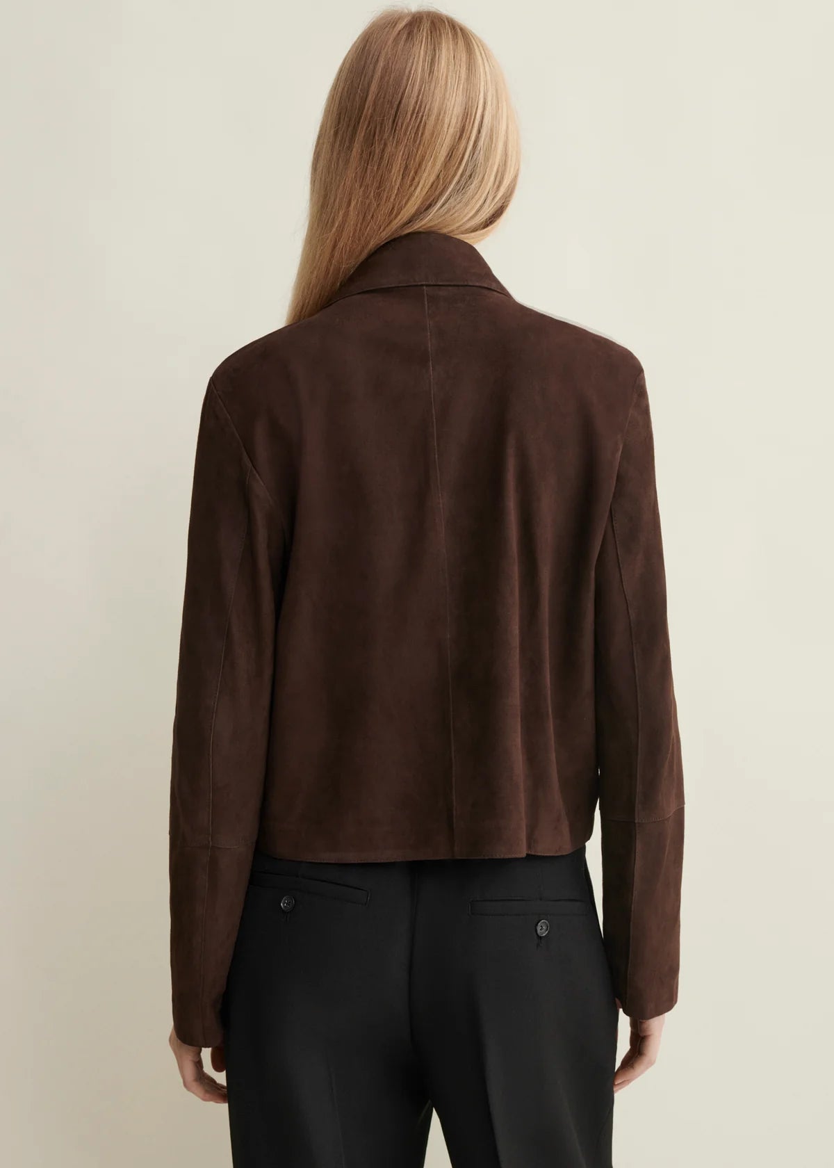 Emy Suede Jacket in Brown
