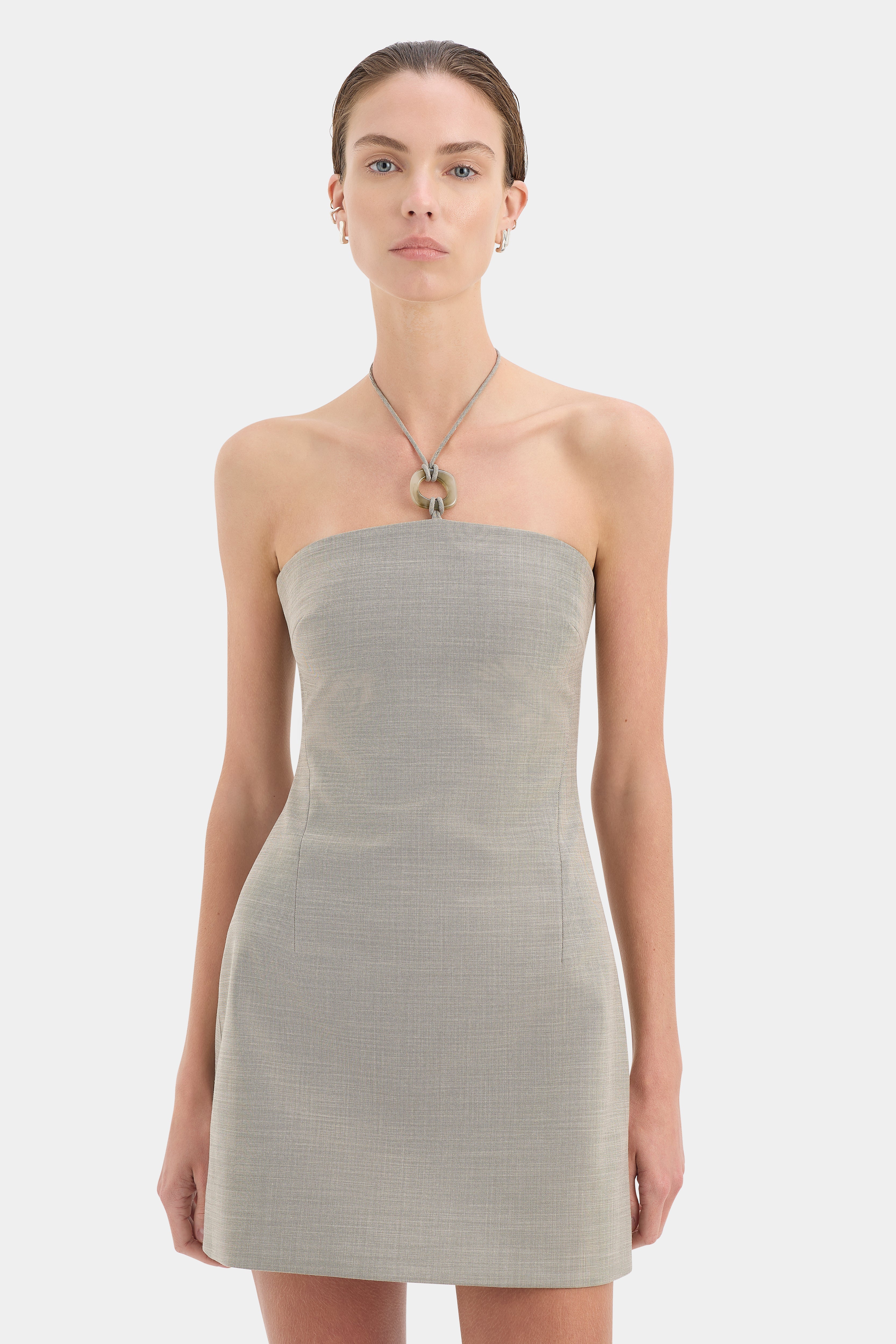 Solene Halter Mini Dress