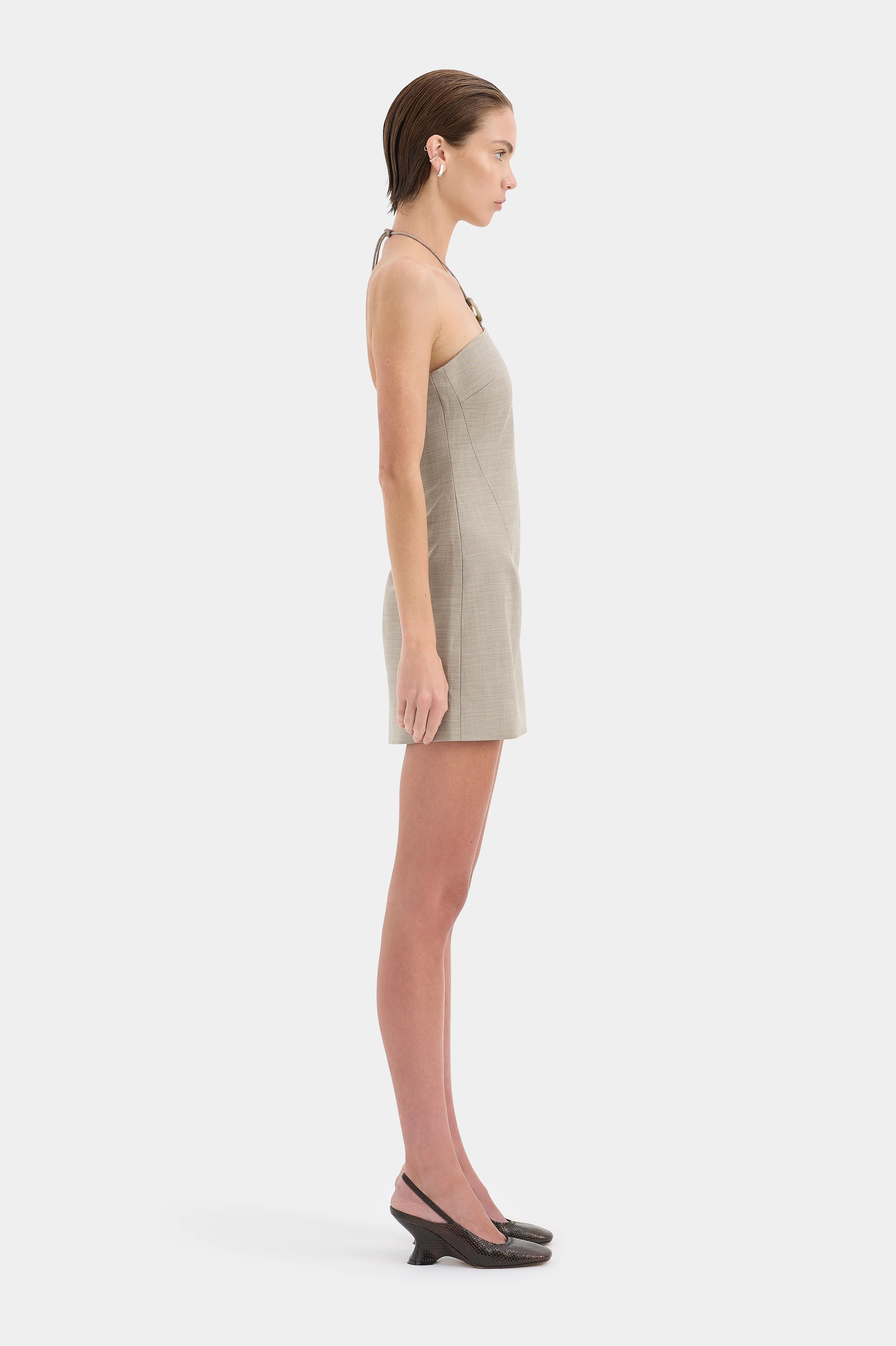 Solene Halter Mini Dress