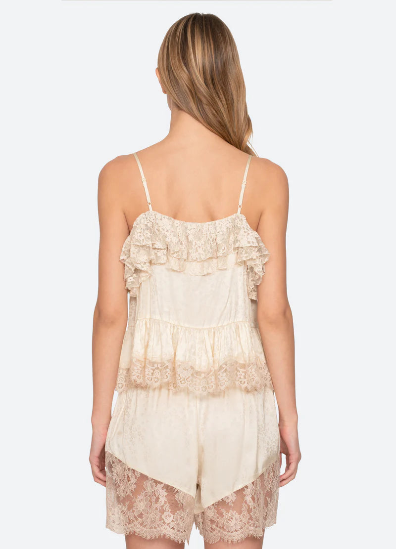 Ethel Solid Camisole Top in Butter