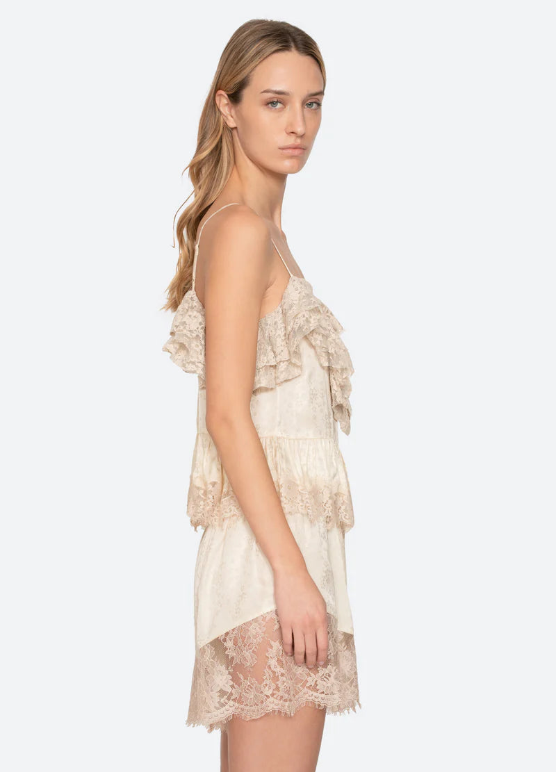 Ethel Solid Camisole Top in Butter