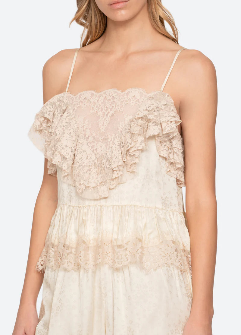 Ethel Solid Camisole Top in Butter
