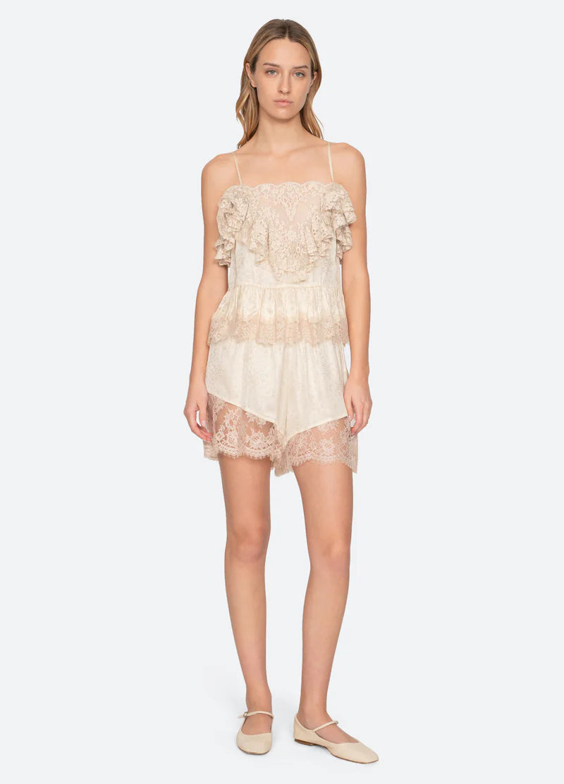 Ethel Solid Camisole Top in Butter