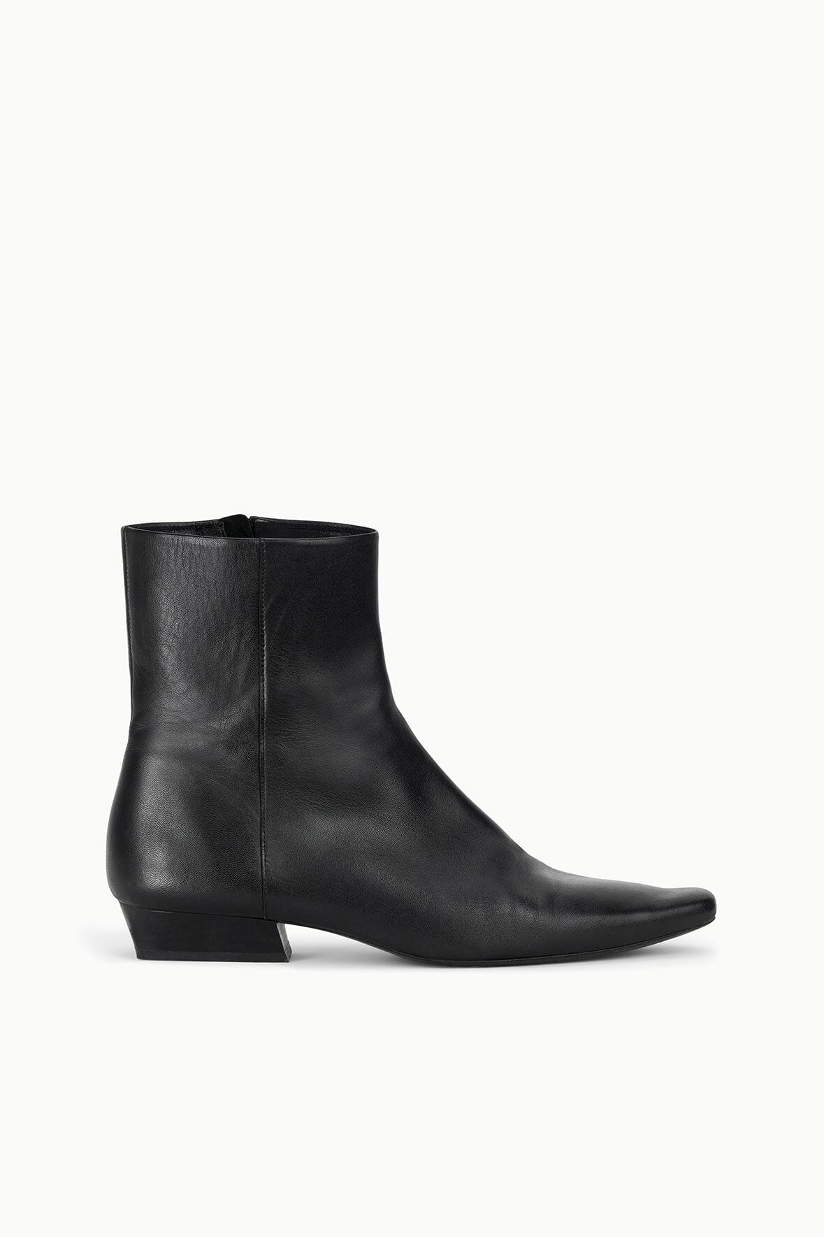 Wally Flat Ankle Boot in Black