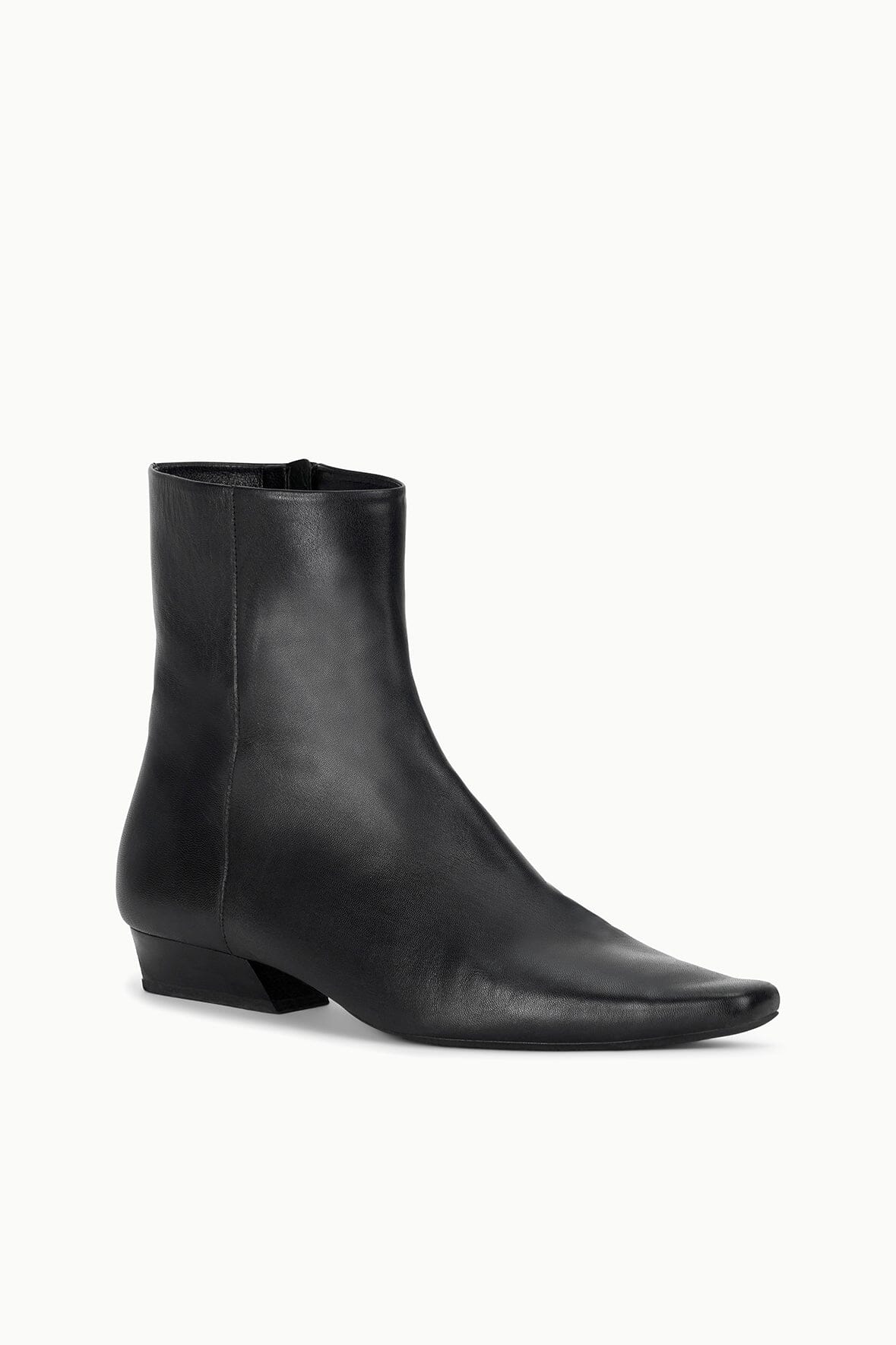 Wally Flat Ankle Boot in Black