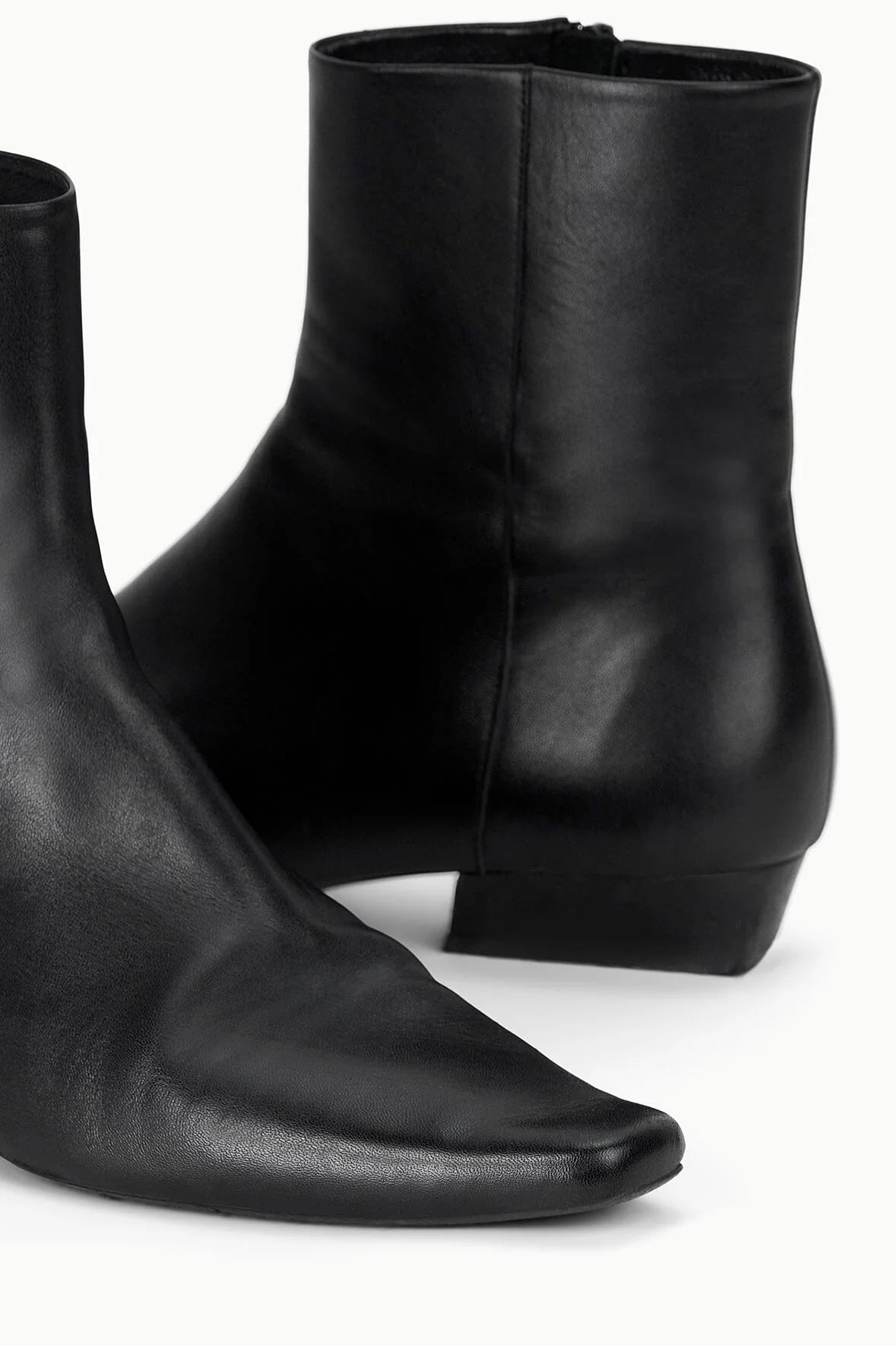 Wally Flat Ankle Boot in Black