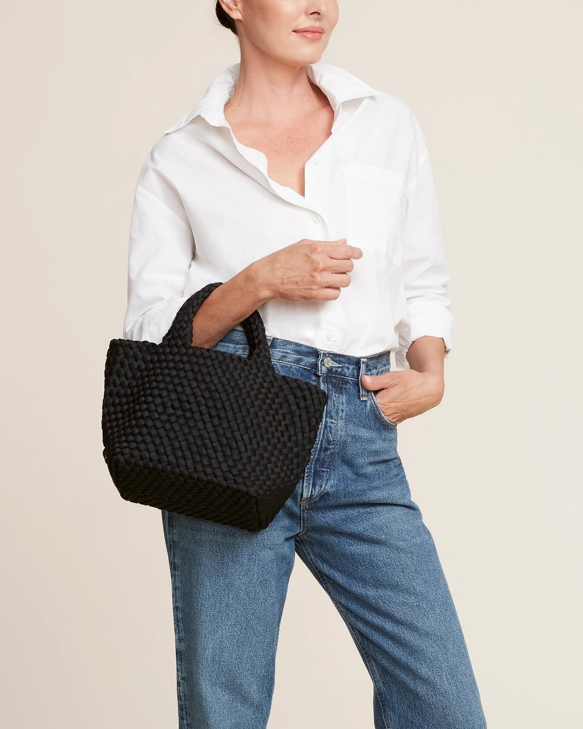 St. Barths Small Tote in Onyx