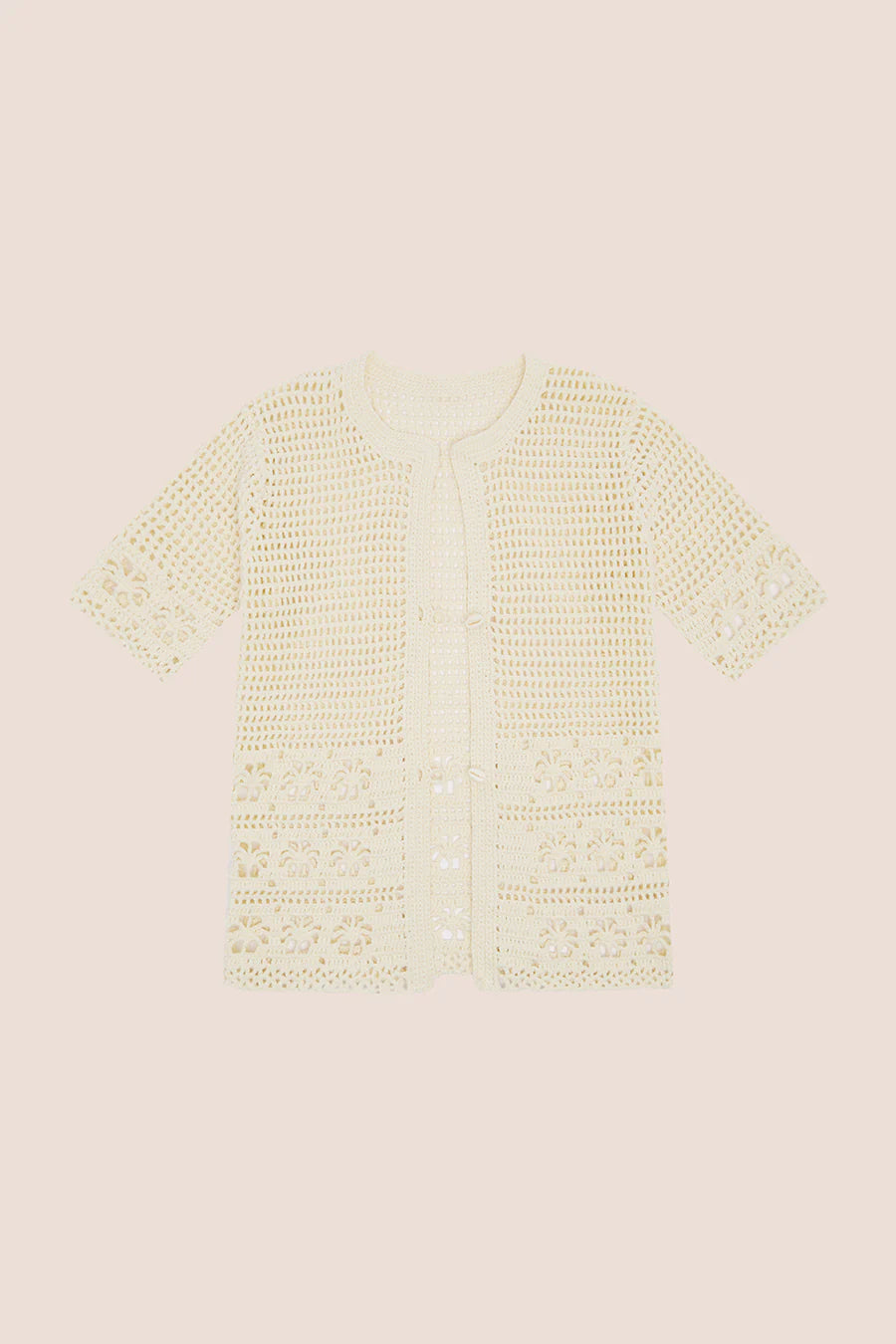 Poolside Top in Cream