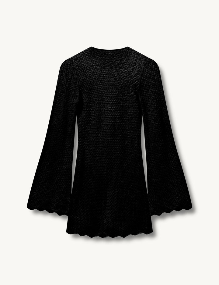 Tanzania Short Dress in Black