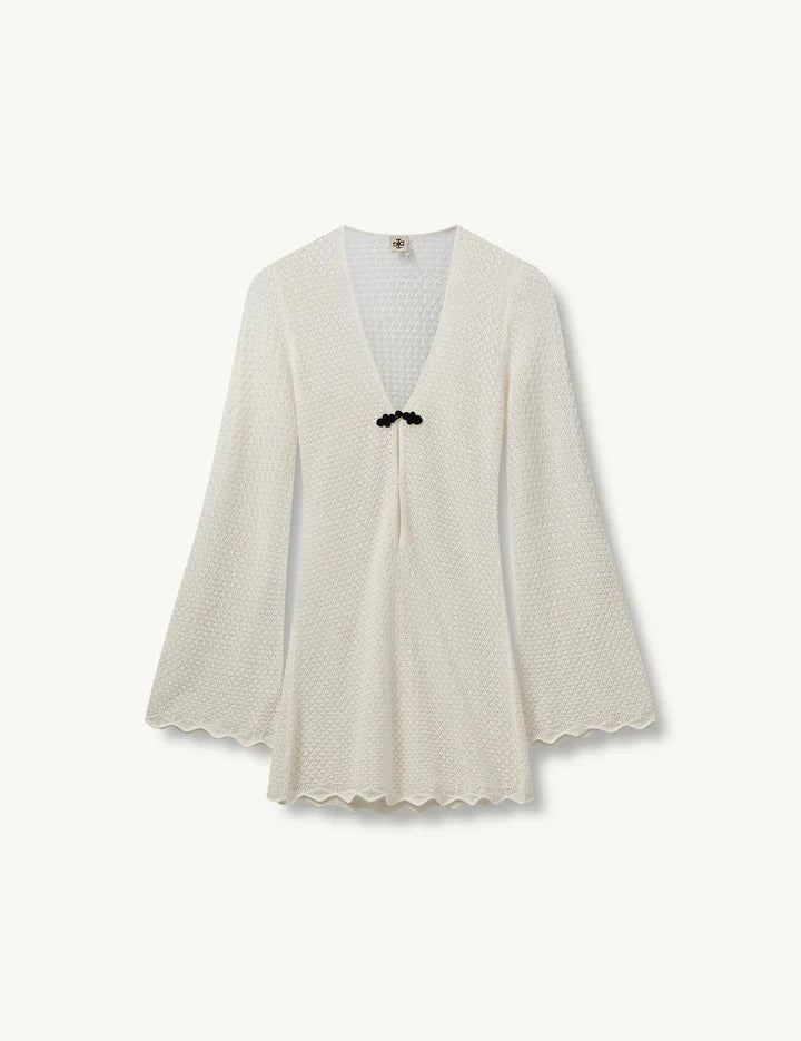 Tanzania Short Dress in Cream
